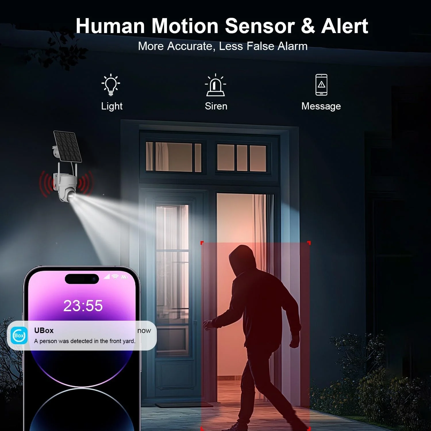 دوربین مداربسته وای فای بی سیم، دوربین مداربسته فضای باز، دوربین خورشیدی بی سیم فضای باز، صدای دو طرفه، هشدار تشخیص حرکت، دید در شب رنگی، ضد آب دوربین مداربسته وای فای بی سیم، دوربین مداربسته فضای باز، دوربین خورشیدی بی سیم فضای باز، صدای دو طرفه، هشدار تشخیص حرکت، دید در شب رنگی، ضد آب