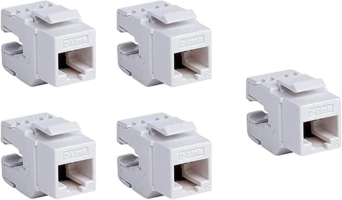 D-LINK Cat6 UTP کیستون جک (بسته 5 عددی)