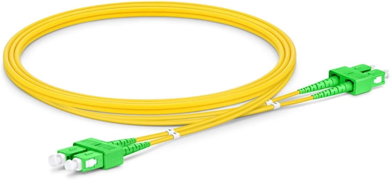 سیم رابط فیبر نوری XTND Connect SC/A PC - SC/A PC سینگل مود 9/125µm دوبلکس 3mm LSZH رنگ زرد، جامپر فیبر نوری پارت نامبر: XTNDIPC02DX2D030SASA (40 متر)