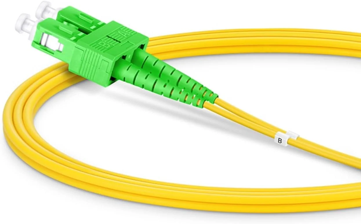 سیم رابط فیبر نوری XTND Connect SC/A PC - SC/A PC سینگل مود 9/125µm دوبلکس 3mm LSZH رنگ زرد، جامپر فیبر نوری پارت نامبر: XTNDIPC02DX2D030SASA (40 متر)