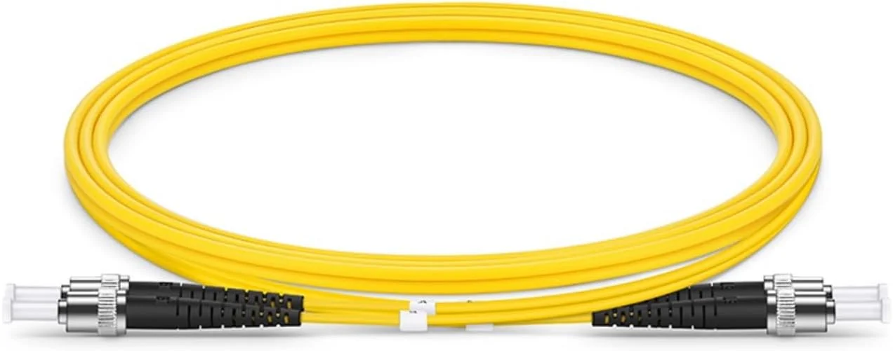 کابل فیبر نوری XTND Connect ST/UPC به ST/UPC سینگل مود 9/125µm دوبلکس 3mm LSZH رنگ زرد، جامپر فیبر نوری پارت نامبر: XTNDIPC02DXA1030STST (80 متر)