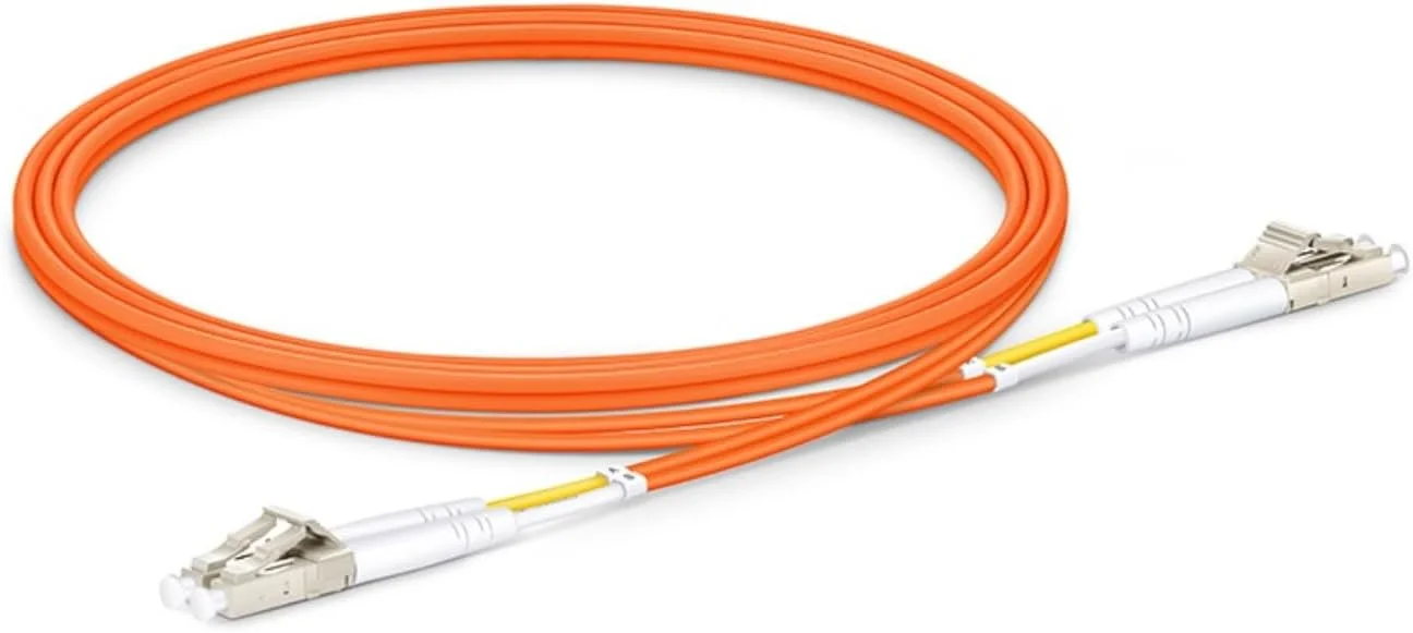 کابل فیبر نوری XTND Connect LC به LC مالتی مود 62.5/125µm OM1 داپلکس 3.0mm LSZH رنگ نارنجی، جامپر فیبر نوری پارت نامبر: XTNDIPC02DXM1030LCLC (70 متر)