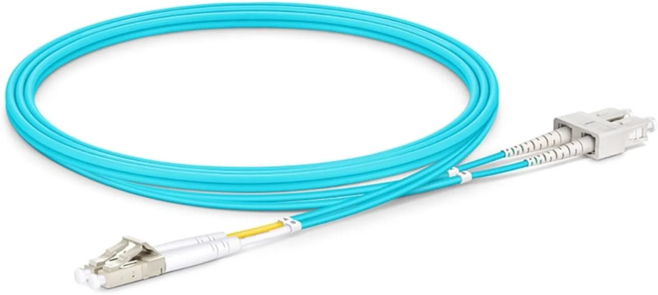 سیم رابط فیبر نوری XTND Connect LC - SC چند حالته 50/125µm OM3 دوبلکس 3.0mm LSZH آبی فیروزه ای، جامپر فیبر نوری شماره قطعه: XTNDIPC02DXM3030LCSC (5 متر) سیم رابط فیبر نوری XTND Connect LC - SC چند حالته 50/125µm OM3 دوبلکس 3.0mm LSZH آبی فیروزه ای، جامپر فیبر نوری شماره قطعه: XTNDIPC02DXM3030LCSC (5 متر)