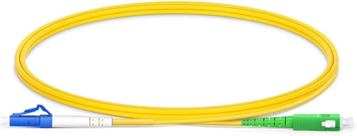 سیم رابط فیبر نوری XTND Connect LC/UPC - SC/A PC سینگل مود 9/125µm سیمپلکس 3mm LSZH رنگ زرد، شماره قطعه جامپر فیبر نوری: XTNDIPC02SX2D030LCSA (5 متر)