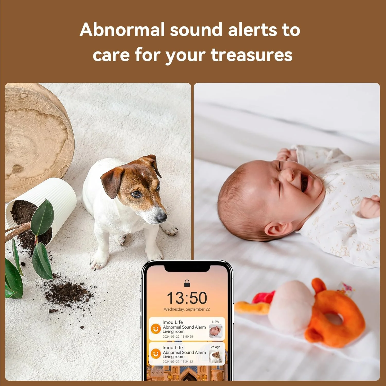 دوربین امنیتی 6 مگاپیکسلی Imou برای خانه، دوربین مداربسته HD 2K داخلی برای کودک با صدا، دوربین حیوانات خانگی، WIFI دو لنز، دوربین مداربسته خانگی با چرخش 355 درجه با صدای دو طرفه، تشخیص انسان، الکسا دوربین امنیتی 6 مگاپیکسلی Imou برای خانه، دوربین مداربسته HD 2K داخلی برای کودک با صدا، دوربین حیوانات خانگی، WIFI دو لنز، دوربین مداربسته خانگی با چرخش 355 درجه با صدای دو طرفه، تشخیص انسان، الکسا