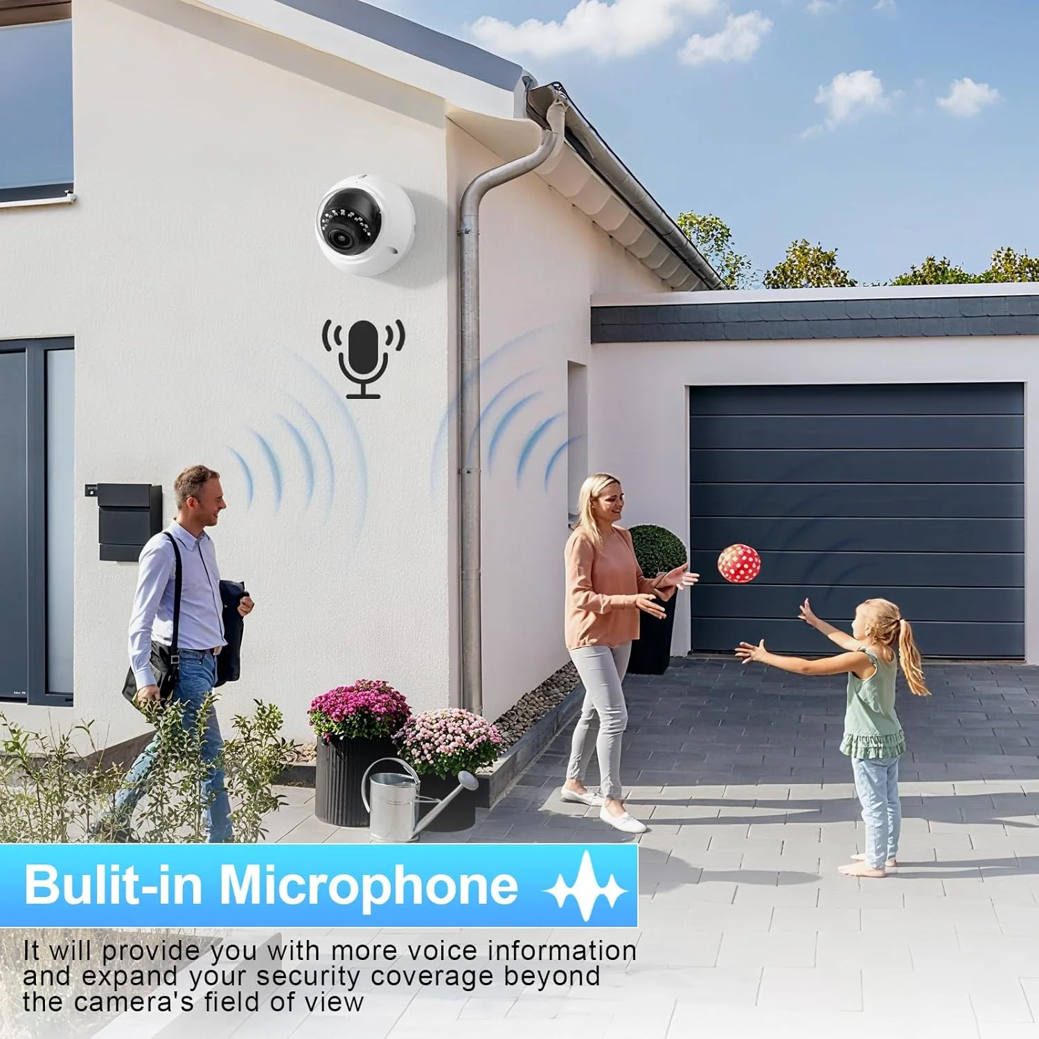 دوربین امنیتی دام UltraHD 8MP PoE، دوربین IP سیمی ضد خرابکاری برای خانه و کسب و کار، تشخیص هوشمند انسان و وسیله نقلیه، دید در شب 30 متر، زاویه دید عریض 110 درجه 2.8 میلی متر، میکروفون داخلی، IND8BR56A دوربین امنیتی دام UltraHD 8MP PoE، دوربین IP سیمی ضد خرابکاری برای خانه و کسب و کار، تشخیص هوشمند انسان و وسیله نقلیه، دید در شب 30 متر، زاویه دید عریض 110 درجه 2.8 میلی متر، میکروفون داخلی، IND8BR56A