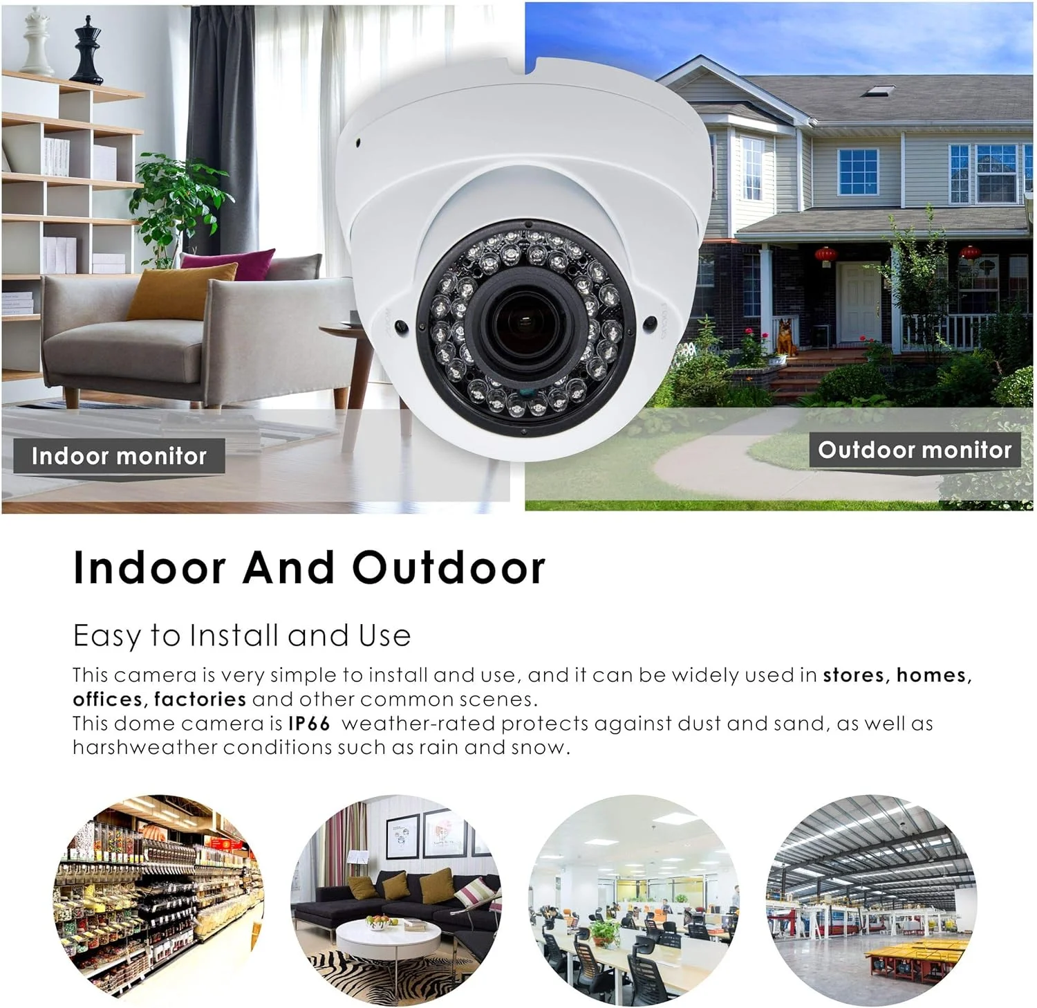 دوربین مداربسته دام 5 مگاپیکسل 4 مگاپیکسل سوپر هایبرید Inwerang 1080P HD-TVI/CVI/AHD/960H دوربین امنیتی نظارتی مداربسته لنز وریفوکال 2.8-12 میلی متر فضای باز/داخلی 98 فوت IR ضد آب دید در شب و روز آرایه دام کم دوربین مداربسته دام 5 مگاپیکسل 4 مگاپیکسل سوپر هایبرید Inwerang 1080P HD-TVI/CVI/AHD/960H دوربین امنیتی نظارتی مداربسته لنز وریفوکال 2.8-12 میلی متر فضای باز/داخلی 98 فوت IR ضد آب دید در شب و روز آرایه دام کم