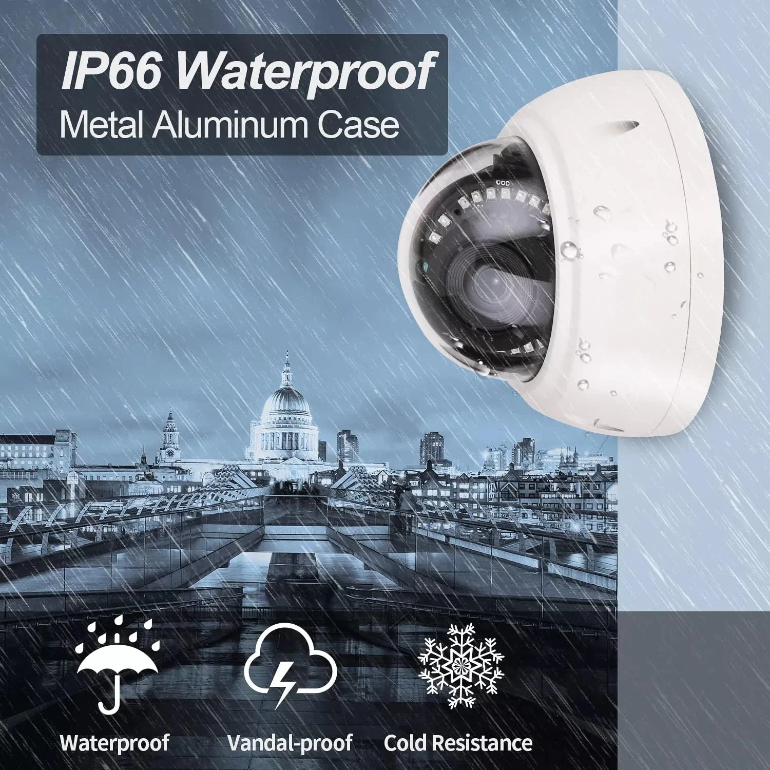 دوربین تحت شبکه 4 مگاپیکسلی PoE، دوربین مداربسته دام با زوم اپتیکال دستی 5X، پشتیبانی از Onvif CMS، ضد خرابکاری مناسب فضای باز، سازگار با NVR هایک ویژن دوربین تحت شبکه 4 مگاپیکسلی PoE، دوربین مداربسته دام با زوم اپتیکال دستی 5X، پشتیبانی از Onvif CMS، ضد خرابکاری مناسب فضای باز، سازگار با NVR هایک ویژن