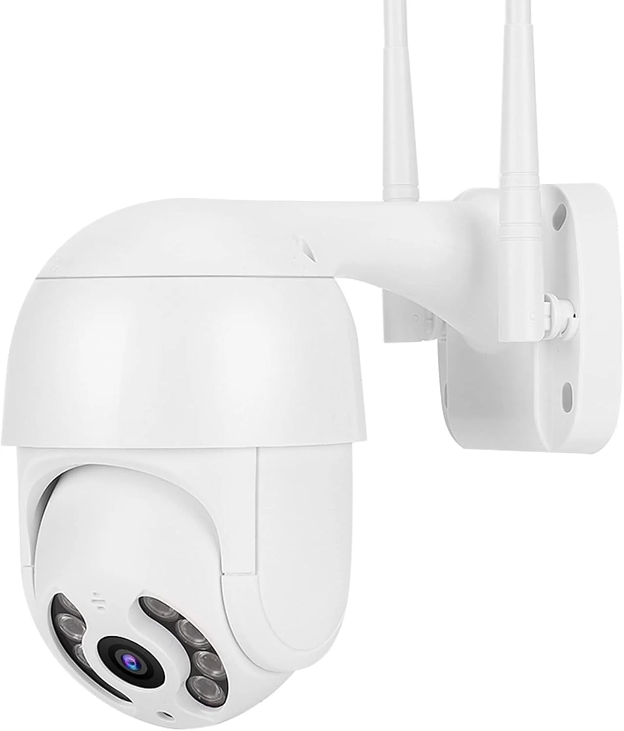 دوربین امنیتی دام 2 اینچی ضد آب PTZ، وای فای 1080P با 8 چراغ، سازگار با Icsee 110 240VUS