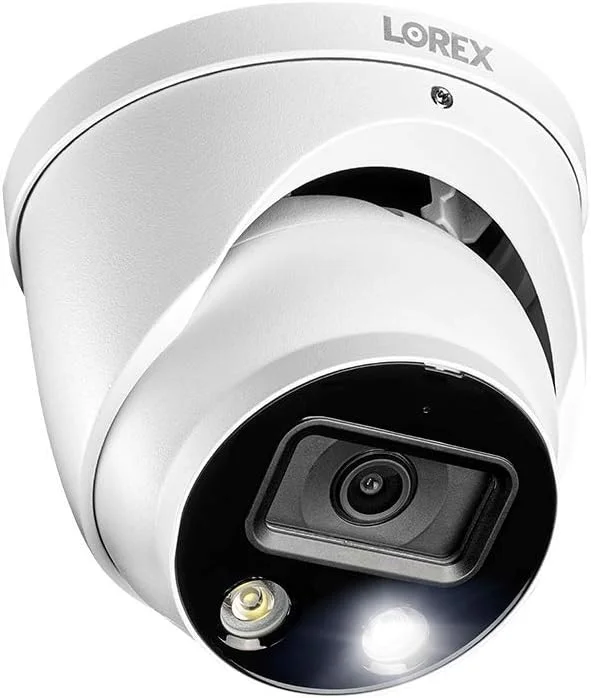 سیستم دوربین مداربسته 4K Lorex، دوربین های گنبدی فلزی POE سیمی داخلی/خارجی IP Ultra HD و تشخیص حرکت هوشمند، نظارت تصویری بازدارندگی فعال، NVR 8 کاناله 2 ترابایتی، 4 دوربین سیستم دوربین مداربسته 4K Lorex، دوربین های گنبدی فلزی POE سیمی داخلی/خارجی IP Ultra HD و تشخیص حرکت هوشمند، نظارت تصویری بازدارندگی فعال، NVR 8 کاناله 2 ترابایتی، 4 دوربین