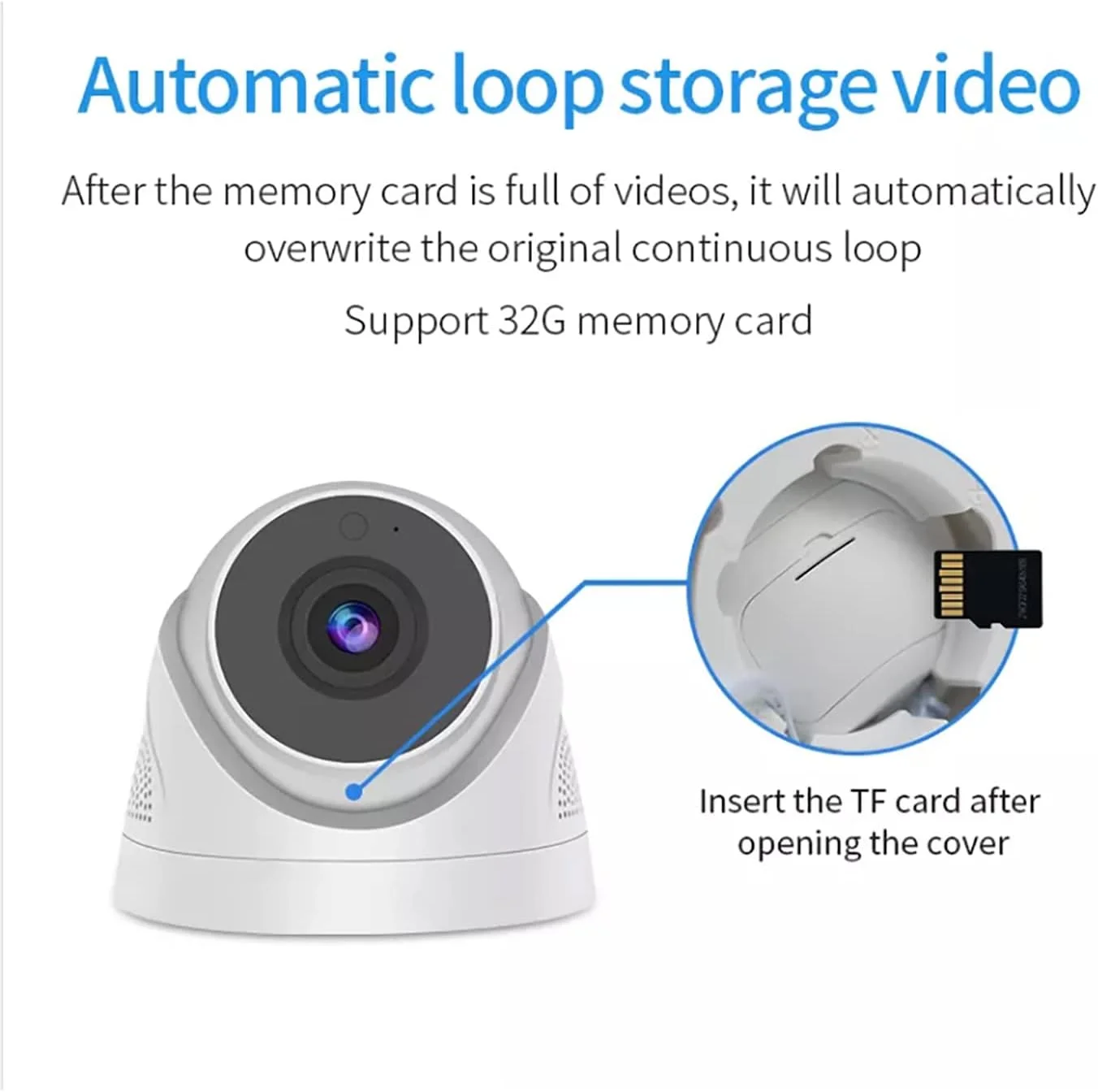 دوربین نظارتی داخلی LXT PANDA، دوربین هوشمند WiFi با قابلیت چرخش 360 درجه و کیفیت 1080P برای حیوانات خانگی و امنیت خانه، با تشخیص حرکت، دید در شب، صدای دو طرفه، طراحی گنبدی دوربین نظارتی داخلی LXT PANDA، دوربین هوشمند WiFi با قابلیت چرخش 360 درجه و کیفیت 1080P برای حیوانات خانگی و امنیت خانه، با تشخیص حرکت، دید در شب، صدای دو طرفه، طراحی گنبدی