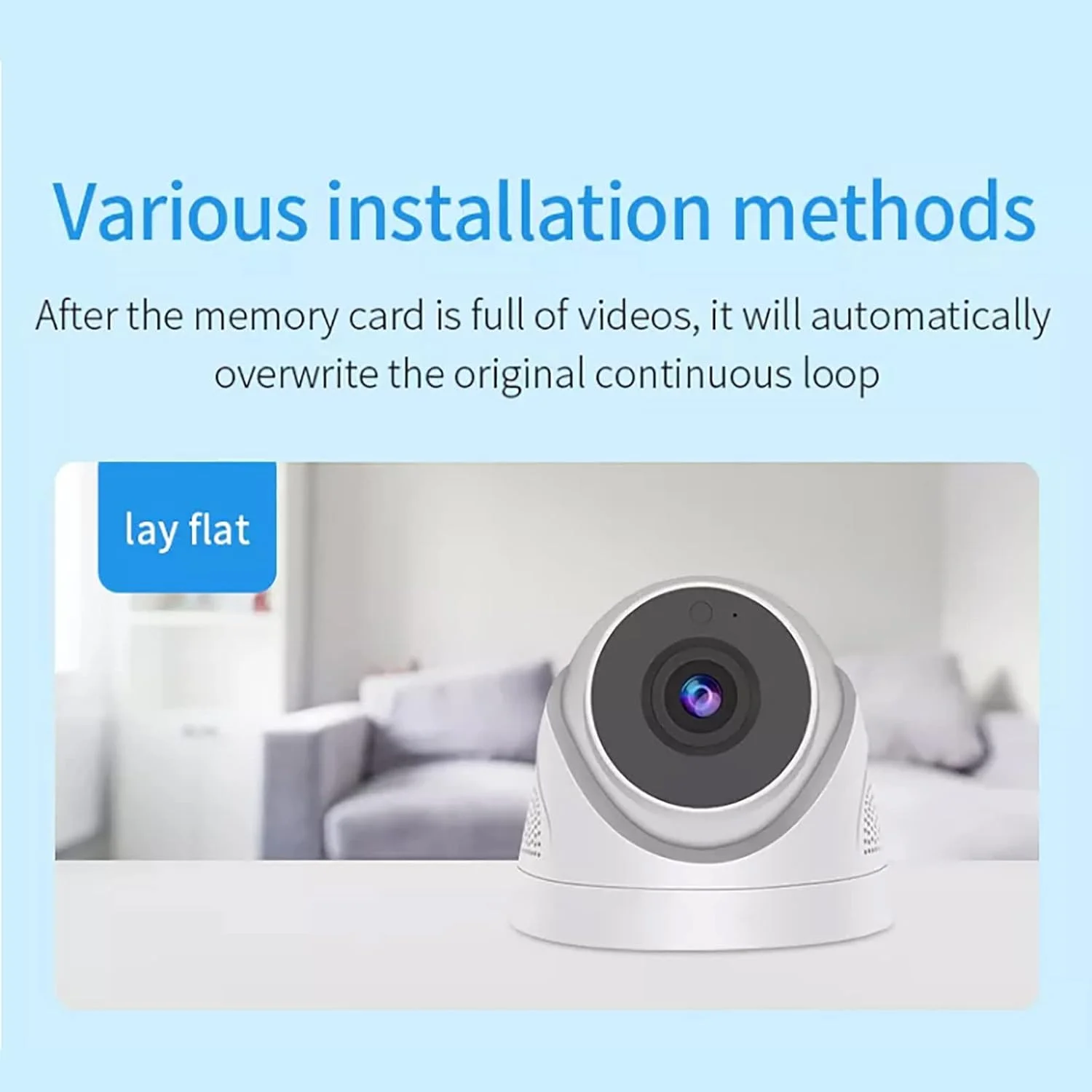 دوربین نظارتی داخلی LXT PANDA، دوربین هوشمند WiFi با قابلیت چرخش 360 درجه و کیفیت 1080P برای حیوانات خانگی و امنیت خانه، با تشخیص حرکت، دید در شب، صدای دو طرفه، طراحی گنبدی دوربین نظارتی داخلی LXT PANDA، دوربین هوشمند WiFi با قابلیت چرخش 360 درجه و کیفیت 1080P برای حیوانات خانگی و امنیت خانه، با تشخیص حرکت، دید در شب، صدای دو طرفه، طراحی گنبدی