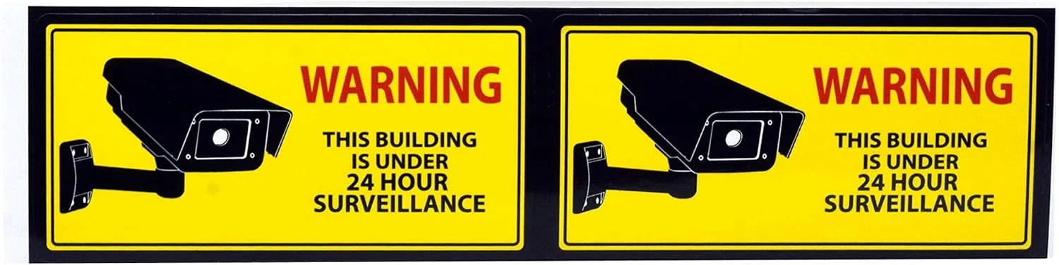 ماندالا کرافتز 6 عدد دوربین های امنیتی گنبدی جعلی با چراغ LED قرمز چشمک زن و برچسب های هشدار دهنده ماندالا کرافتز 6 عدد دوربین های امنیتی گنبدی جعلی با چراغ LED قرمز چشمک زن و برچسب های هشدار دهنده