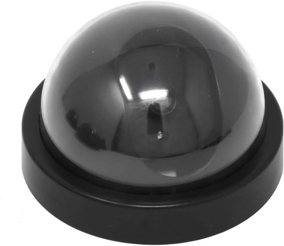 ماندالا کرافتز 4 عدد دوربین های امنیتی گنبدی جعلی و غیر واقعی با چراغ LED قرمز چشمک زن و برچسب های هشدار دهنده ماندالا کرافتز 4 عدد دوربین های امنیتی گنبدی جعلی و غیر واقعی با چراغ LED قرمز چشمک زن و برچسب های هشدار دهنده