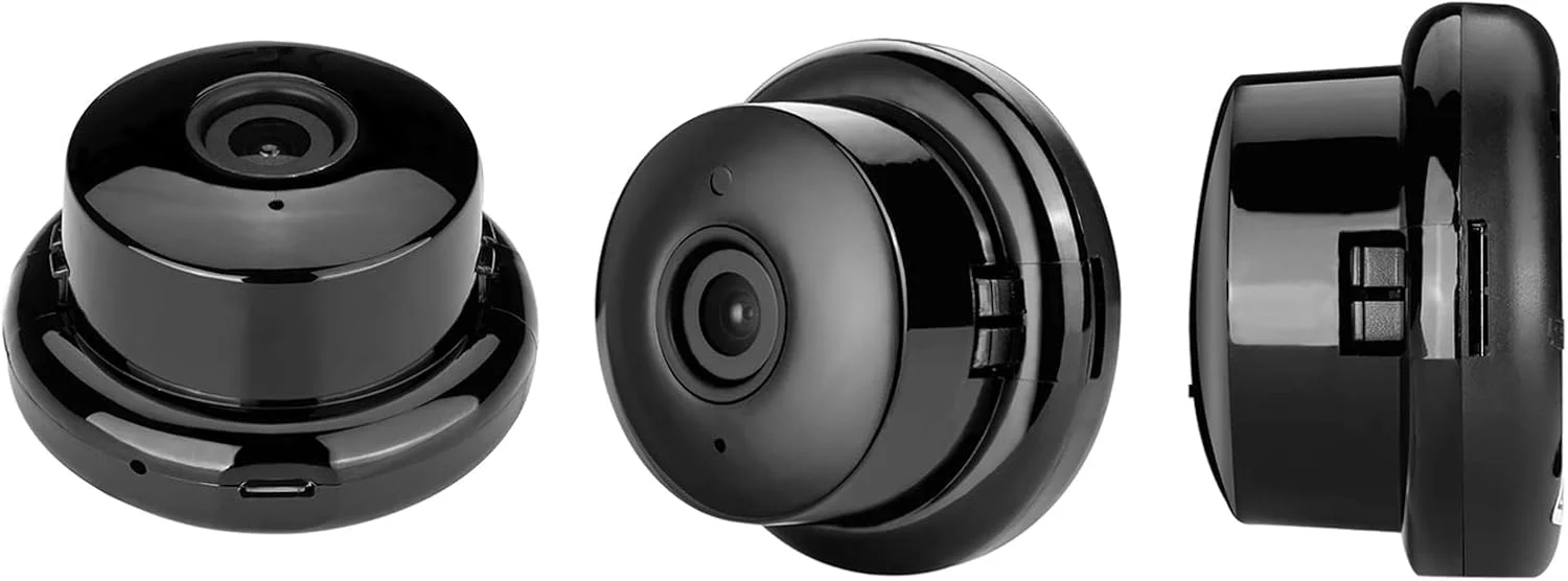 دوربین امنیتی خانگی وای فای OUNA 1080P با پشتیبانی از AP Hotspot، پشتیبانی از کارت Micro SD تا 64 گیگابایت، ضبط 24/7 (شامل نمی شود)، دید در شب، نوع قلاب