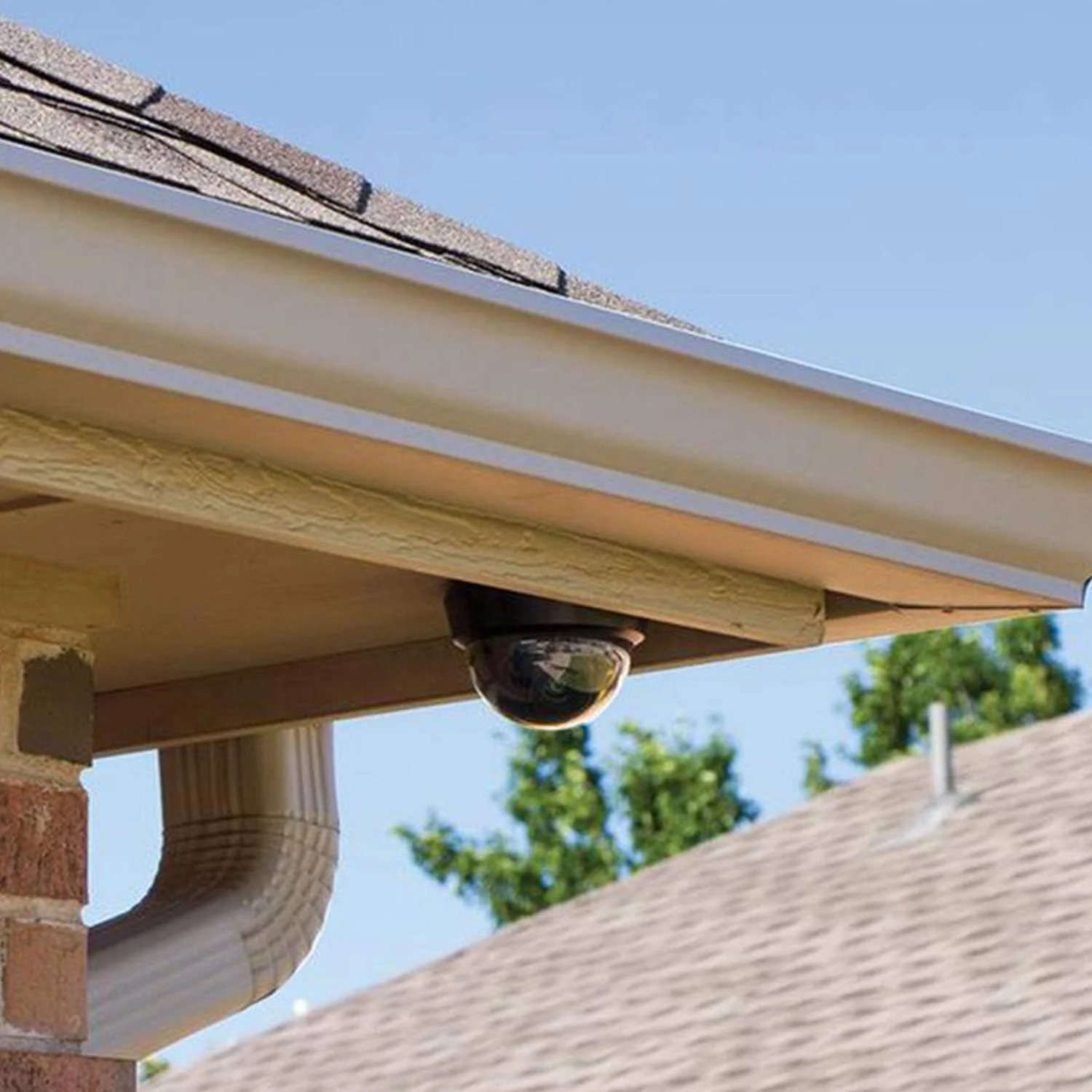 دوربین مداربسته دام جعلی و فریبنده Pearl Enterprises با یک چراغ LED قرمز، مناسب فضای داخلی و خارجی، سیستم دوربین خانگی بی‌سیم با باتری، ظاهری واقعی برای خانه یا محل کار، ضد سرقت، بسته 2 عددی