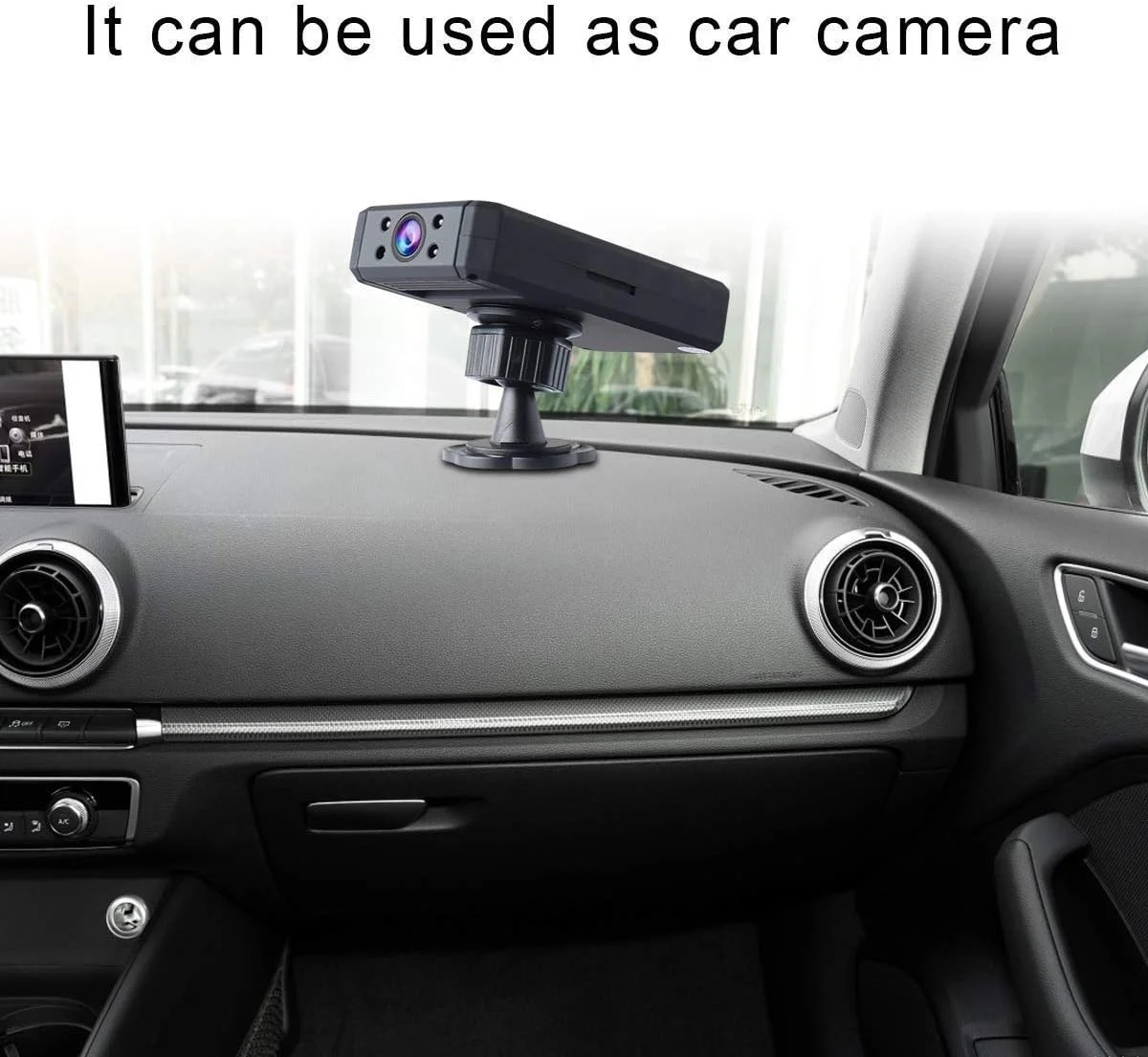 دوربین کوچک مخفی ALILJJ با کیفیت 1080P HD، دوربین IP کوچک، ضبط کننده ویدئو با زاویه دید گسترده 140 درجه، دوربین امنیتی وای فای بی سیم با قابلیت مشاهده از راه دور و تشخیص حرکت