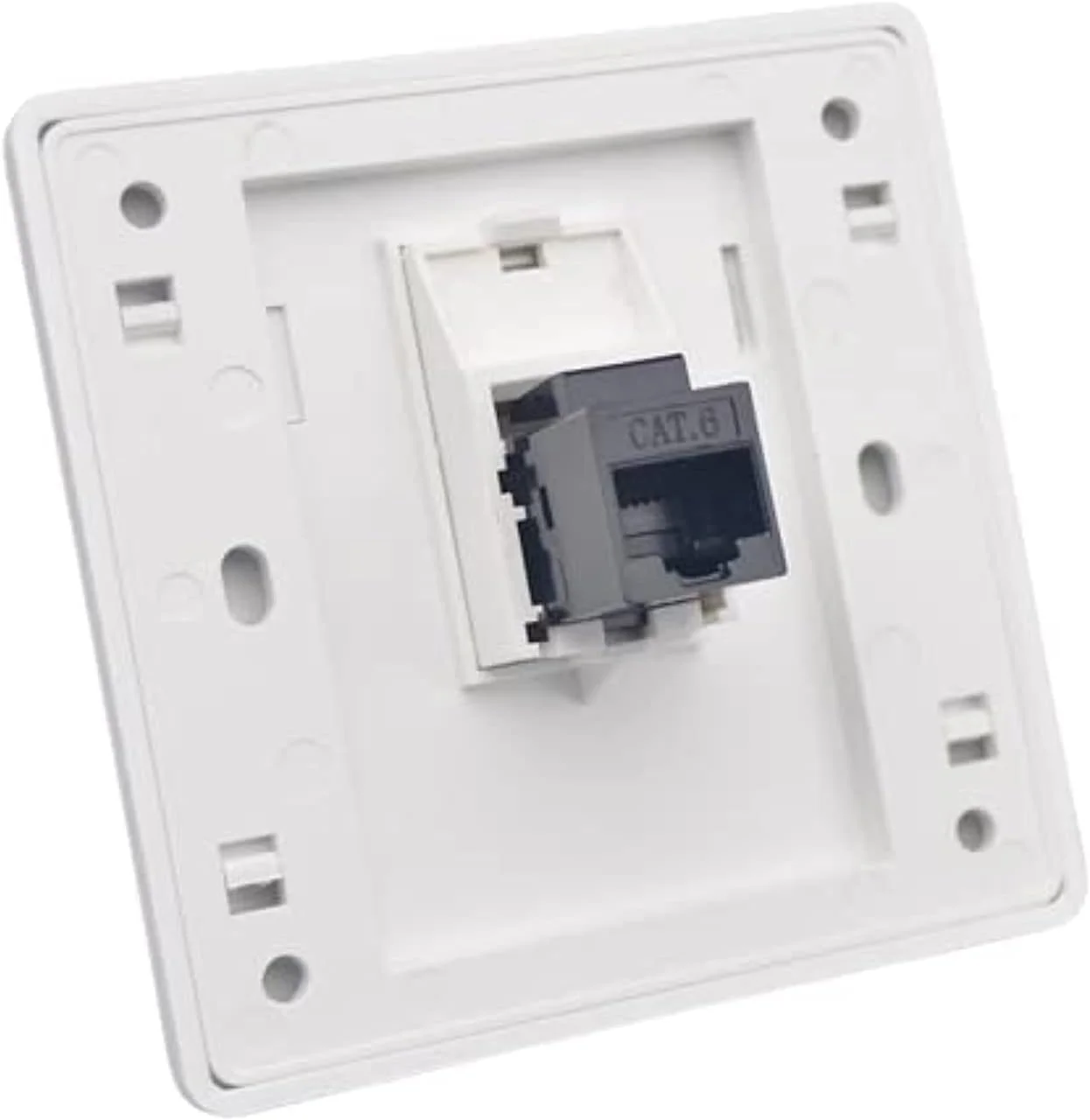 صفحه دیواری اترنت تک پورت/دوگانه دو طرفه; کوپلر مادگی به مادگی RJ45; صفحه دیواری سوکت برای شبکه کابل اترنت; صفحه UK; پشتیبانی از Cat 6 برای خانه و دفتر (تک پورت)