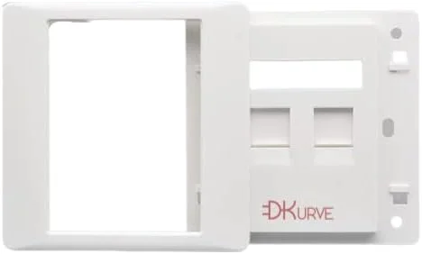 صفحه دیواری اترنت تک پورت/دو پورت دو طرفه; کوپلر مادگی به مادگی RJ45; صفحه دیواری سوکت برای شبکه کابل اترنت; صفحه UK; پشتیبانی از Cat 6 برای خانه و دفتر (دو پورت)