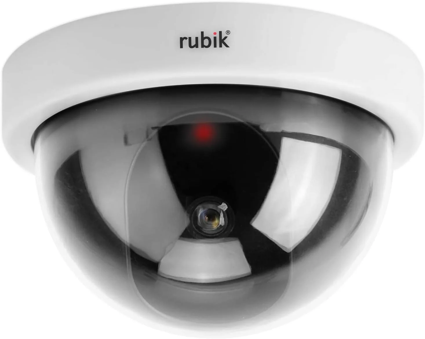 دوربین مداربسته دام طرح رُبیک با چراغ LED قرمز، دوربین امنیتی شبیه سازی نظارتی جعلی داخلی با چراغ LED (سفید)