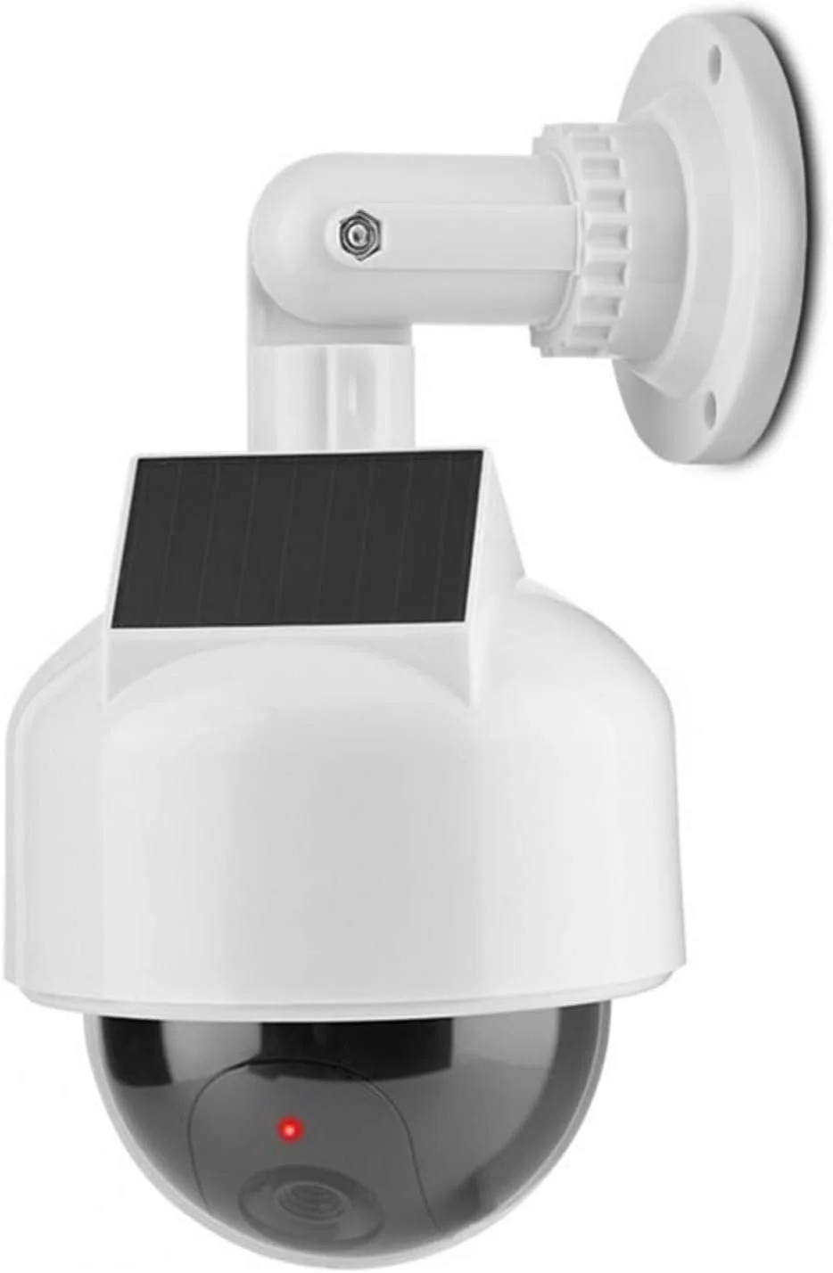 دوربین مداربسته غیر واقعی طرح روبیک، با قابلیت کارکرد خورشیدی و باتری، دارای چراغ LED قرمز چشمک زن و برچسب هشدار، دوربین گنبدی ضد آب برای فضای داخلی و خارجی منزل و اداره