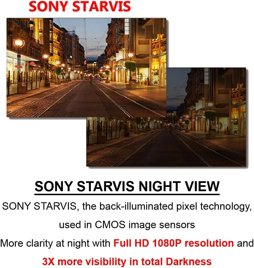 دوربین امنیتی دام 1080P True Full-HD مدل 101AV با لنز متغیر 2.8-12 میلی‌متری، سنسور تصویر 2.4 مگاپیکسلی STARVIS، IR داخلی/خارجی WDR OSD سازگار با TVI 1080P، AHD 1080P، CVI 1080P و ضبط کننده استاندارد