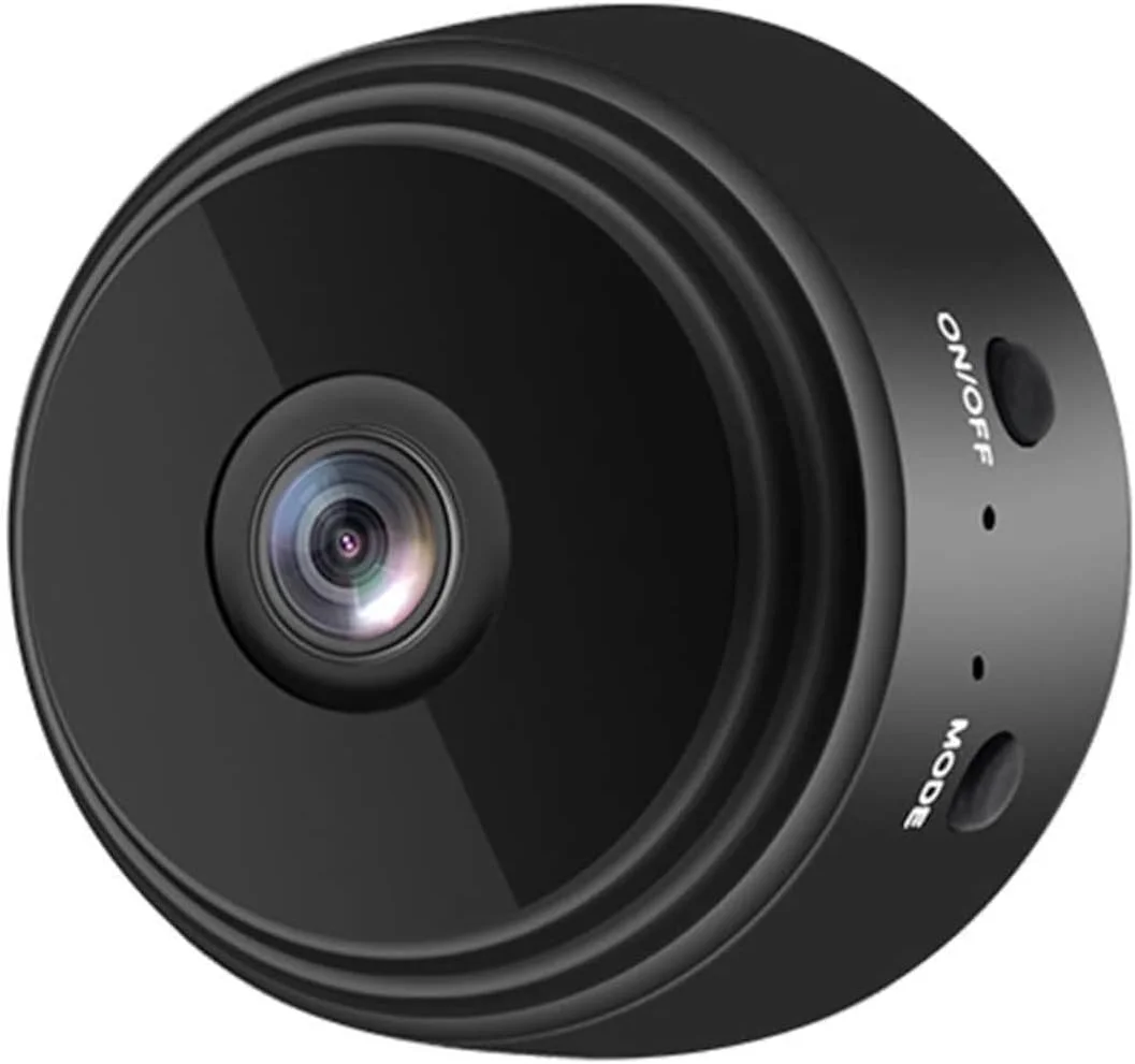 دوربین امنیتی کوچک، دوربین بی سیم وای فای داخلی، دید در شب HD، مشکی