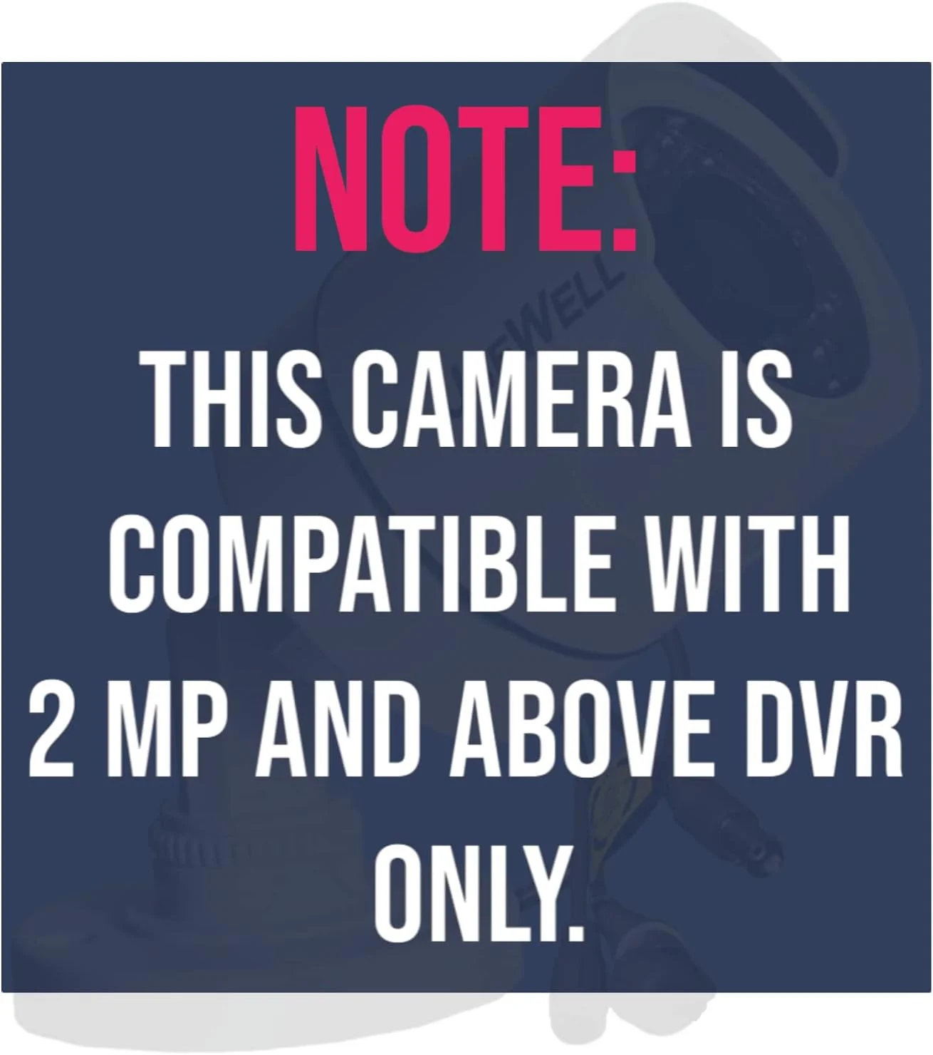 دوربین مداربسته دام 2 مگاپیکسلی دید در شب رنگی سیم دار، دید کامل رنگی 24 ساعته، کیفیت 1080p Full HD، مناسب برای فضای داخلی، سازگار با DVR های 2 مگاپیکسل و بالاتر، سفید