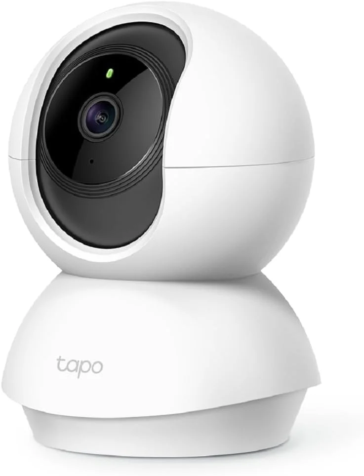 دوربین امنیتی چرخشی و گردان TP-Link Tapo با رزولوشن 1080p، دید 360 درجه | ردیابی حرکت | تشخیص حرکت و گریه کودک | صدای دو طرفه | دید در شب | سازگار با الکسا و گوگل هوم (Tapo C200)
