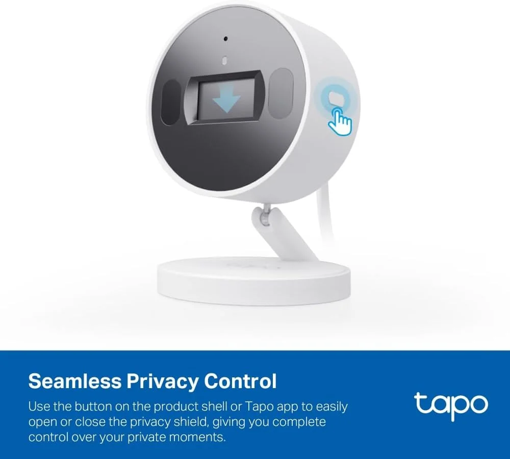 دوربین مداربسته وای فای هوشمند خانگی TP-Link Tapo با وضوح 2K | تشخیص انسان، وسیله نقلیه و حیوان خانگی | شاتر فیزیکی حریم خصوصی | پوشش زاویه باز 140 درجه | نصب مغناطیسی | آلارم صوتی قابل تنظیم (C125)