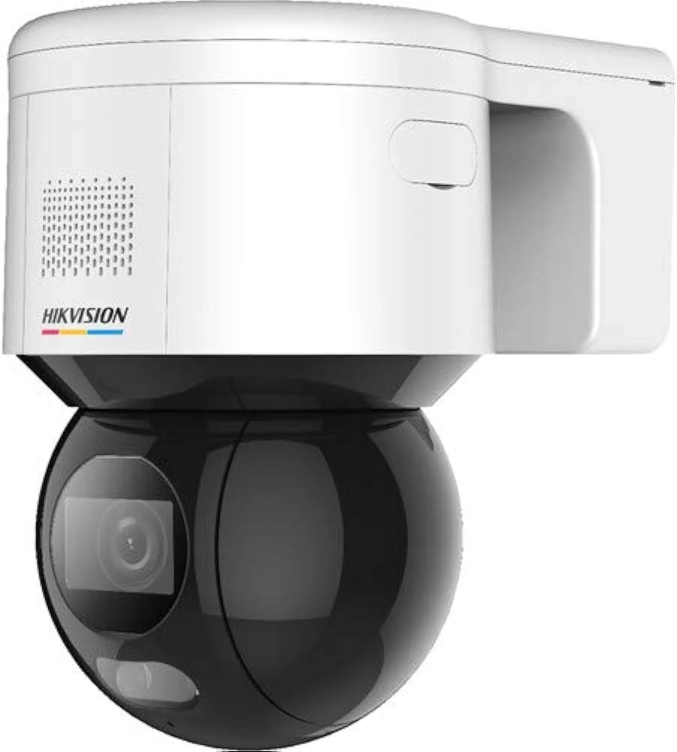 دوربین تحت شبکه دام چرخشی و شیب دار 4 مگاپیکسلی رنگی TeleDirect Hikvision DS-2DE3A400BW-DE ColorVu مناسب فضای باز با میکروفون و بلندگو