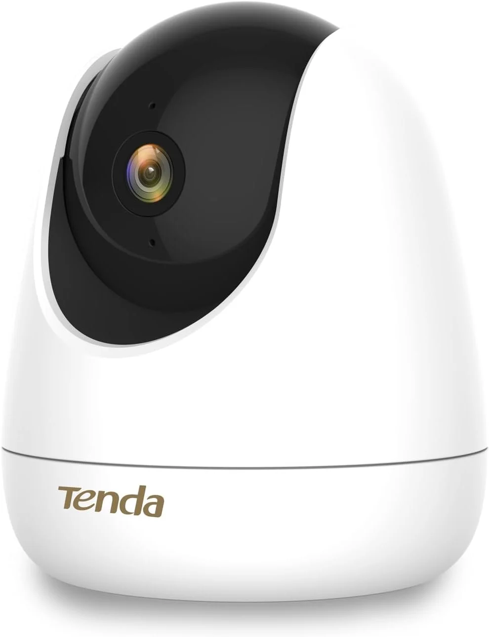 دوربین امنیتی چرخشی/شیب دار 4 مگاپیکسلی Tenda CP7، دوربین مداربسته خانگی، دوربین وای فای 360 درجه برای حیوانات خانگی و کودک با تشخیص هوش مصنوعی، صدای دو طرفه، دید در شب هوشمند 12 متری، دوربین IP وای فای