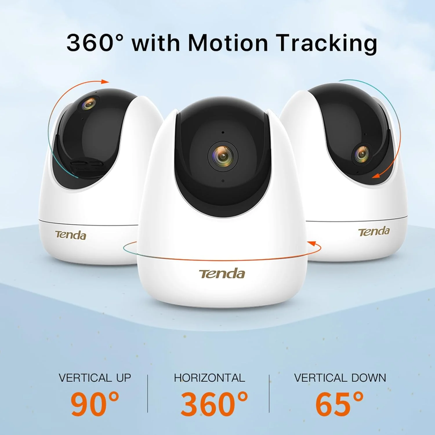 دوربین امنیتی چرخشی/شیب دار 4 مگاپیکسلی Tenda CP7، دوربین مداربسته خانگی، دوربین وای فای 360 درجه برای حیوانات خانگی و کودک با تشخیص هوش مصنوعی، صدای دو طرفه، دید در شب هوشمند 12 متری، دوربین IP وای فای دوربین امنیتی چرخشی/شیب دار 4 مگاپیکسلی Tenda CP7، دوربین مداربسته خانگی، دوربین وای فای 360 درجه برای حیوانات خانگی و کودک با تشخیص هوش مصنوعی، صدای دو طرفه، دید در شب هوشمند 12 متری، دوربین IP وای فای