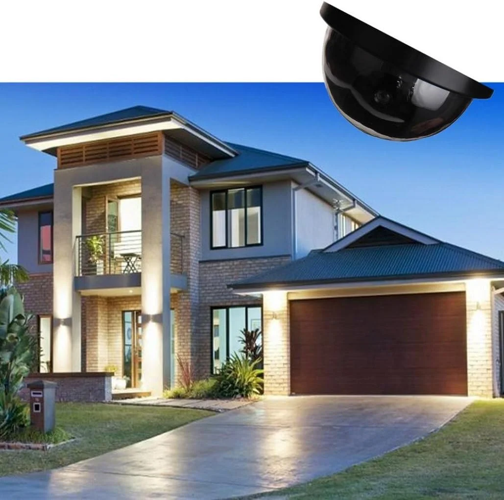 دوربین مداربسته امنیتی طرح دام با چراغ LED مادون قرمز فیک مناسب فضای باز