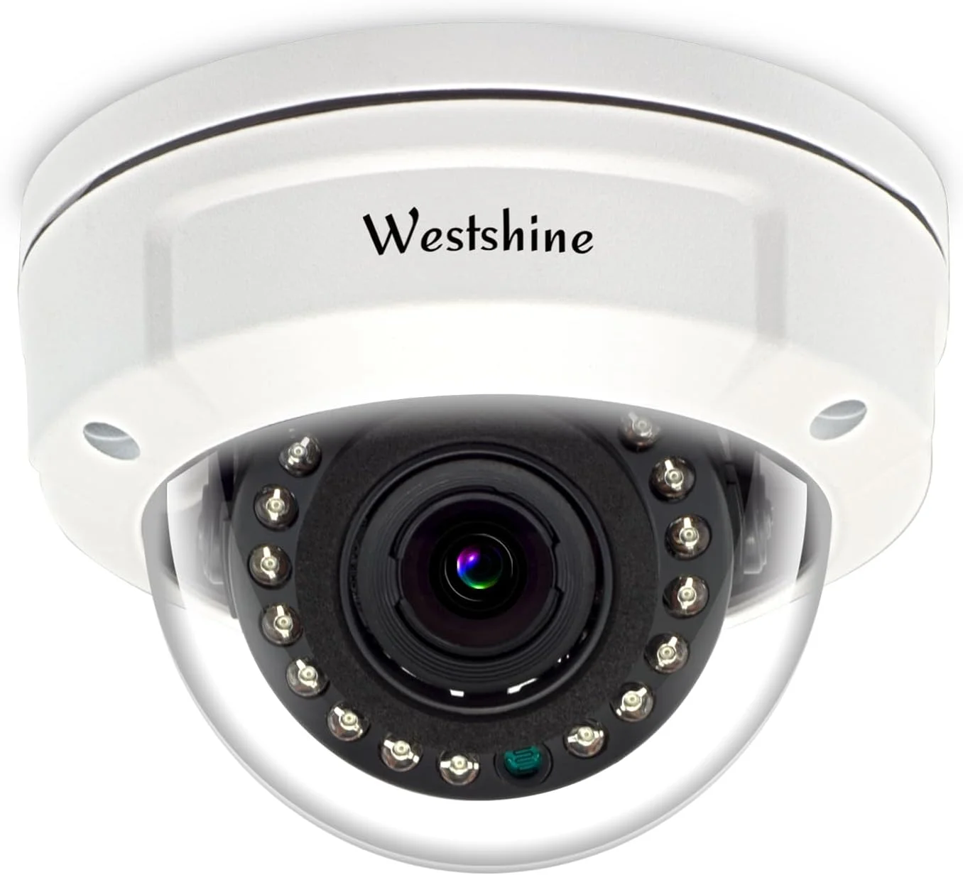 دوربین مداربسته آنالوگ دام 5 مگاپیکسل 4 در 1 هیبریدی HD TVI/CVI/AHD/CVBS، دوربین های مداربسته دام با لنز وریفوکال دستی 2.8-12 میلی متری ضد خرابکاری، دید در شب 45 فوتی، دوربین سیمی BNC