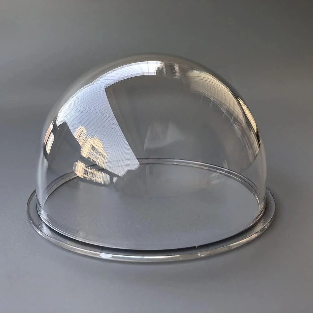 محفظه محافظ گنبدی شفاف کروی پلی کربنات PC برای دوربین مداربسته امنیتی نظارتی در فضای باز، 4.3 اینچ