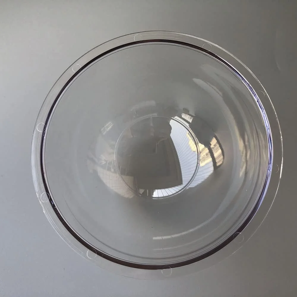 محفظه محافظ گنبدی شفاف کروی پلی کربنات PC برای دوربین مداربسته امنیتی نظارتی در فضای باز، 4.3 اینچ محفظه محافظ گنبدی شفاف کروی پلی کربنات PC برای دوربین مداربسته امنیتی نظارتی در فضای باز، 4.3 اینچ