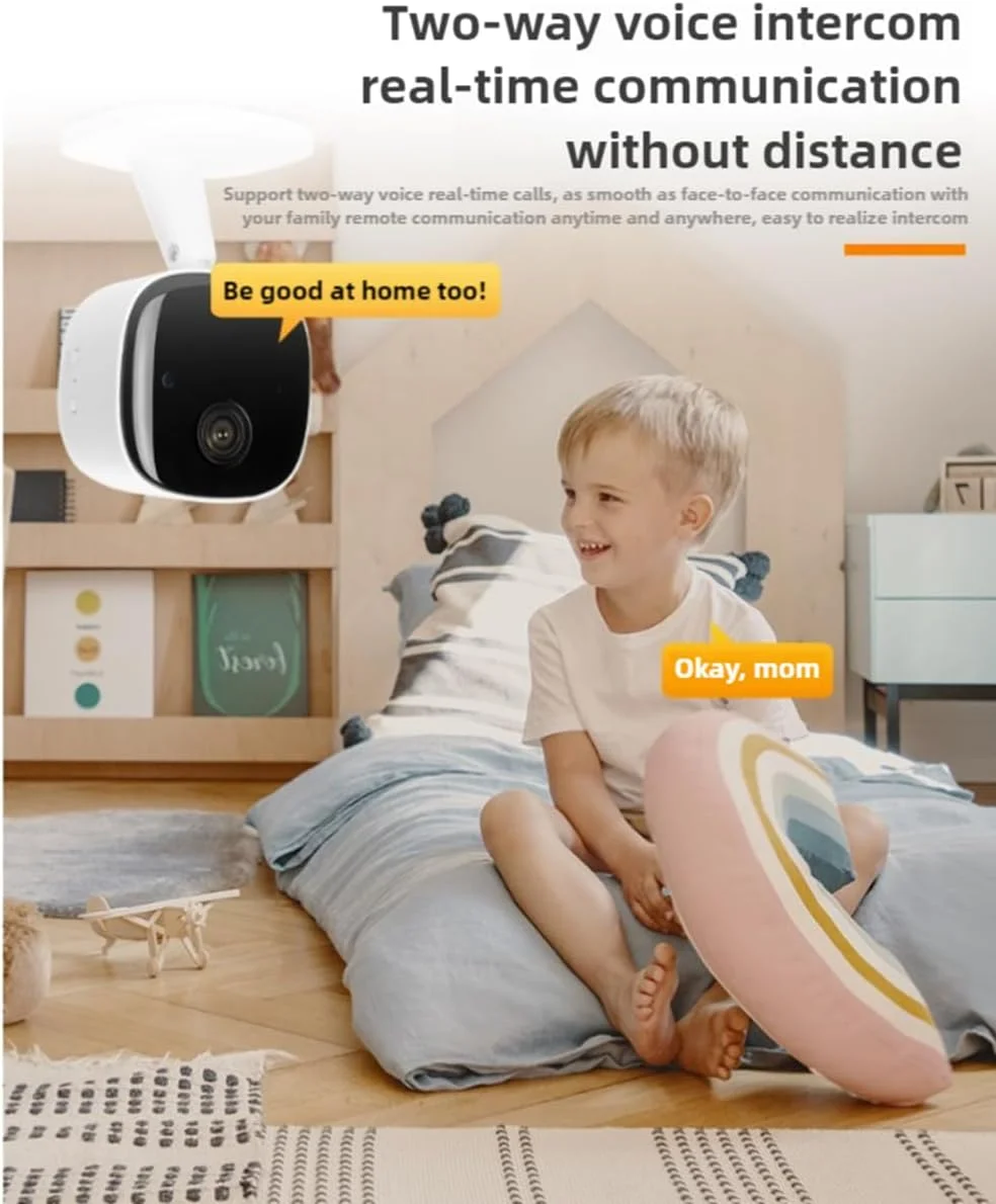 دوربین هوشمند کوچک وای فای Galayou، دوربین های داخلی خانه برای امنیت با دید در شب، دوربین حیوانات خانگی با برنامه تلفن، ذخیره سازی 24/7 کارت SD، دوربین داخلی 1080P تشخیص حرکت، صدای دو طرفه، مانیتور کودک دوربین هوشمند کوچک وای فای Galayou، دوربین های داخلی خانه برای امنیت با دید در شب، دوربین حیوانات خانگی با برنامه تلفن، ذخیره سازی 24/7 کارت SD، دوربین داخلی 1080P تشخیص حرکت، صدای دو طرفه، مانیتور کودک