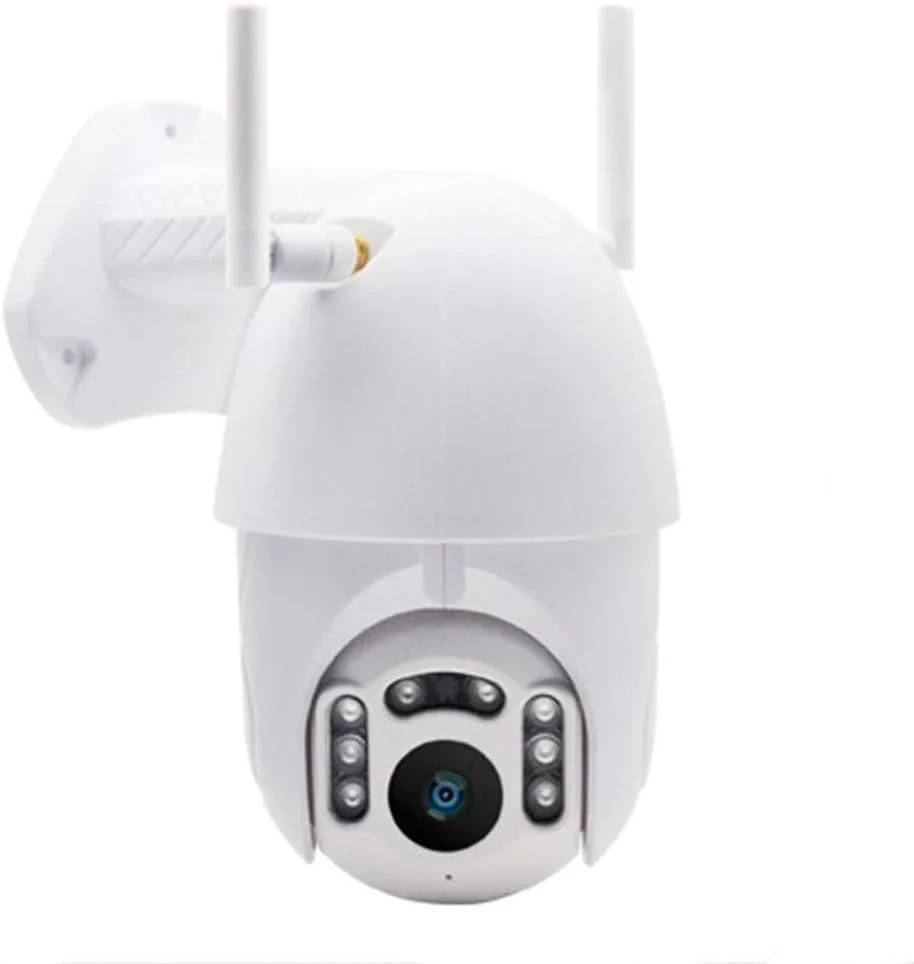 دوربین مداربسته بی سیم تحت شبکه WVV مناسب فضای باز، دوربین گنبدی وای فای ضد آب با قابلیت تشخیص حرکت و دید در شب مادون قرمز (اندازه حسگر: کارت 64G با کیفیت 720P)