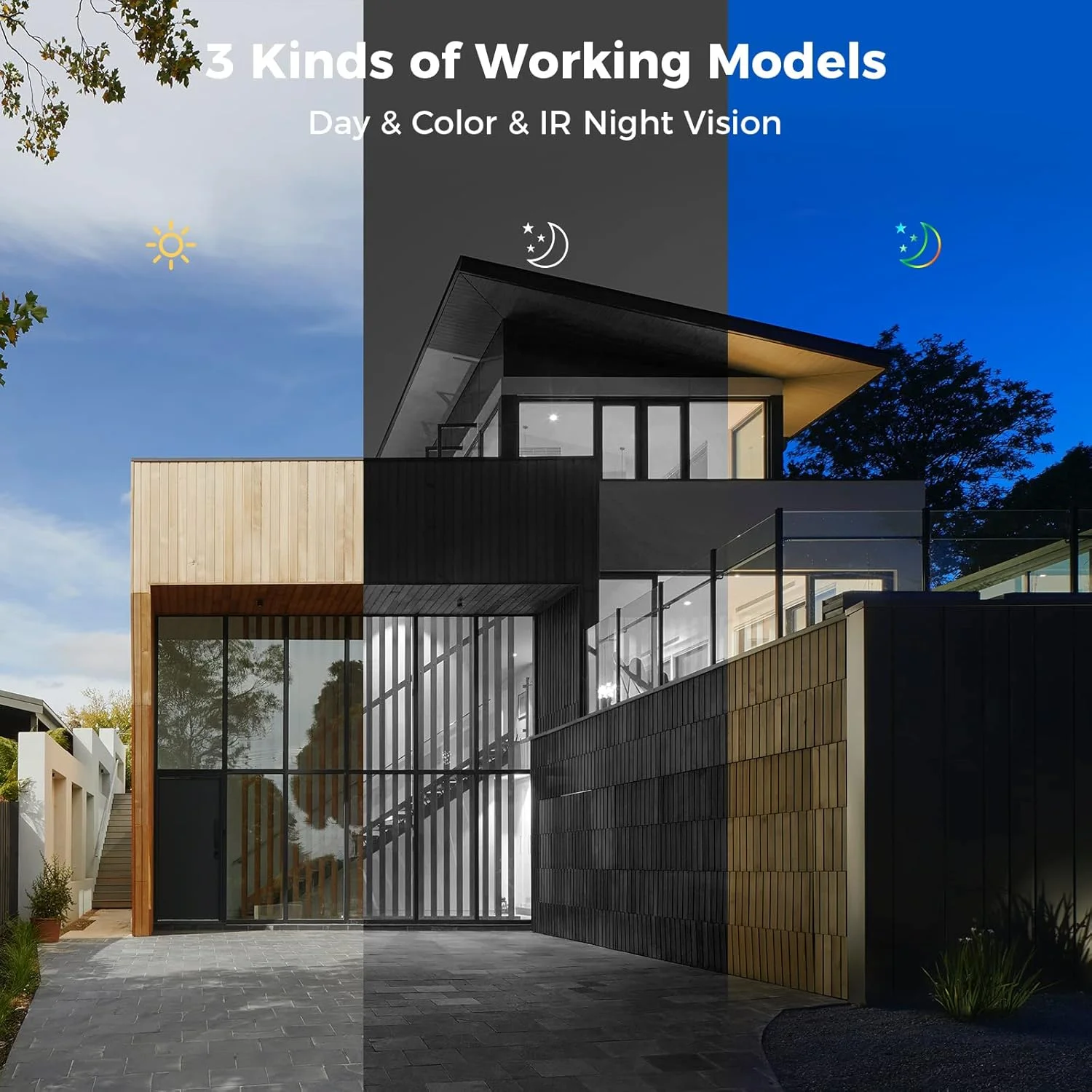 سیستم دوربین بی سیم PTZ هایسیو 3 مگاپیکسلی، سیستم دوربین امنیتی صوتی دو طرفه، ردیابی خودکار، دید در شب تمام رنگی، ضد آب IP66، NVR قابل ارتقا 10 کاناله، ضبط 24/7 با هارد دیسک 1 ترابایتی…