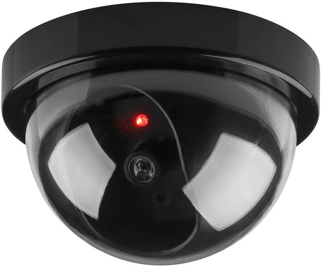 دوربین مداربسته تقلبی بی‌سیم، دوربین امنیتی خانگی، دام CCTV، دوربین شبیه‌سازی نیمکره‌ای داخلی و خارجی، مشکی