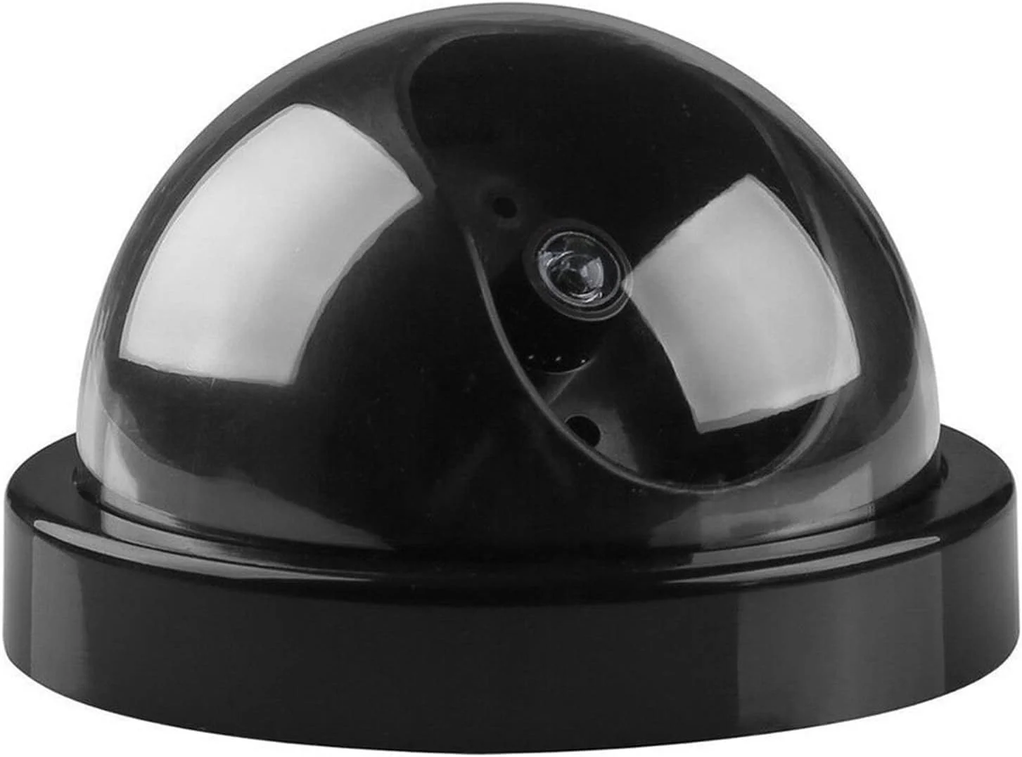 دوربین مداربسته بی سیم خانگی، نظارت تصویری آنالوگ، دوربین گنبدی مجازی چشمک زن برای داخل/خارج از خانه، دافع نمایشگاه مجازی (مشکی، تک سایز)