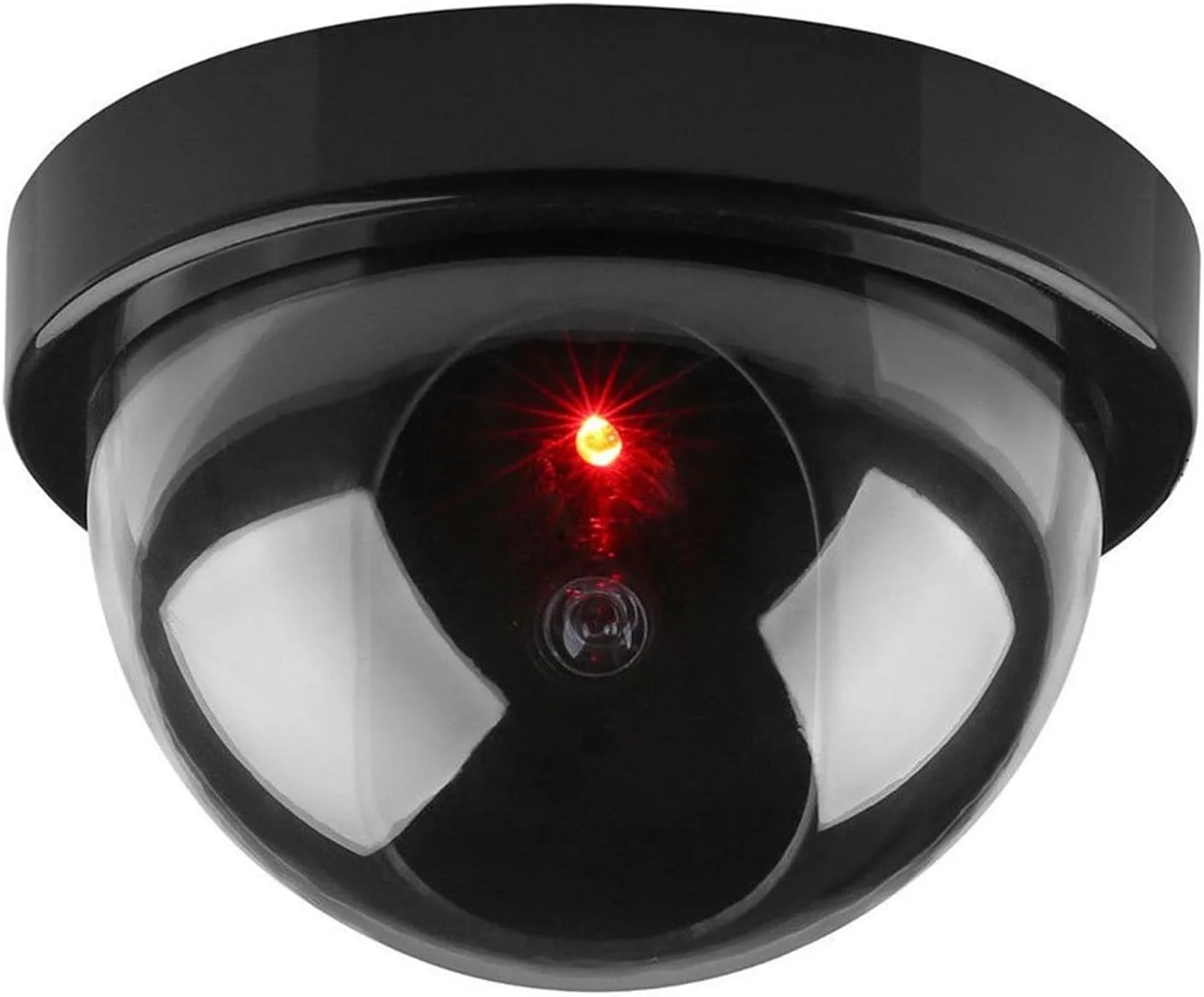 دوربین مداربسته بی سیم خانگی، نظارت تصویری آنالوگ، دوربین گنبدی مجازی چشمک زن برای داخل/خارج از خانه، دافع نمایشگاه مجازی (مشکی، تک سایز) دوربین مداربسته بی سیم خانگی، نظارت تصویری آنالوگ، دوربین گنبدی مجازی چشمک زن برای داخل/خارج از خانه، دافع نمایشگاه مجازی (مشکی، تک سایز)