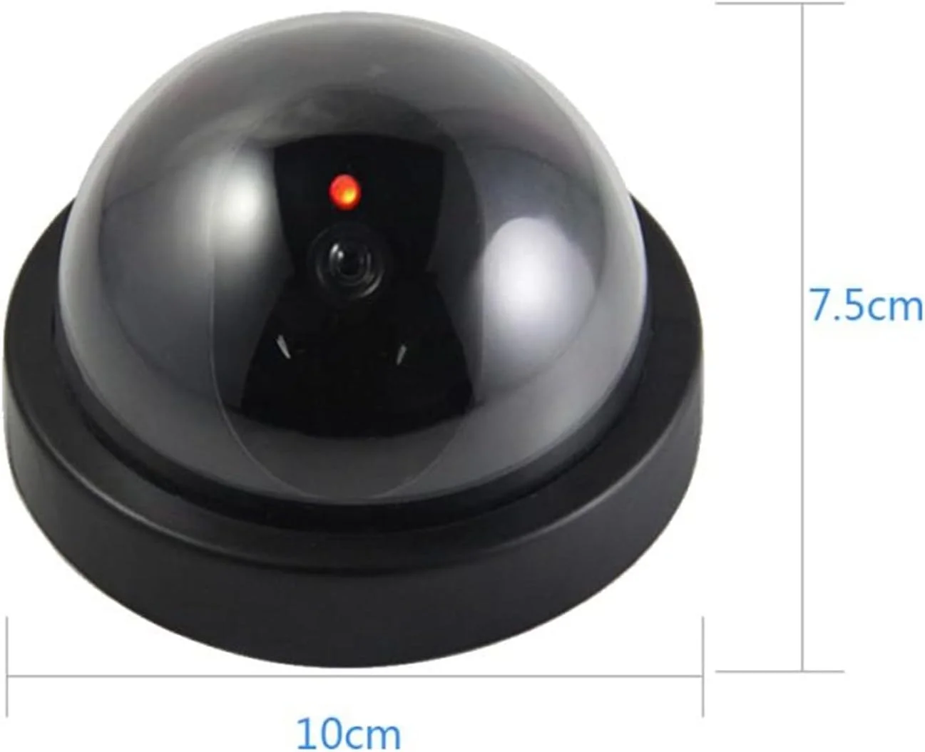 دوربین مداربسته بی سیم خانگی، نظارت تصویری آنالوگ، دوربین گنبدی مجازی چشمک زن برای داخل/خارج از خانه، دافع نمایشگاه مجازی (مشکی، تک سایز) دوربین مداربسته بی سیم خانگی، نظارت تصویری آنالوگ، دوربین گنبدی مجازی چشمک زن برای داخل/خارج از خانه، دافع نمایشگاه مجازی (مشکی، تک سایز)