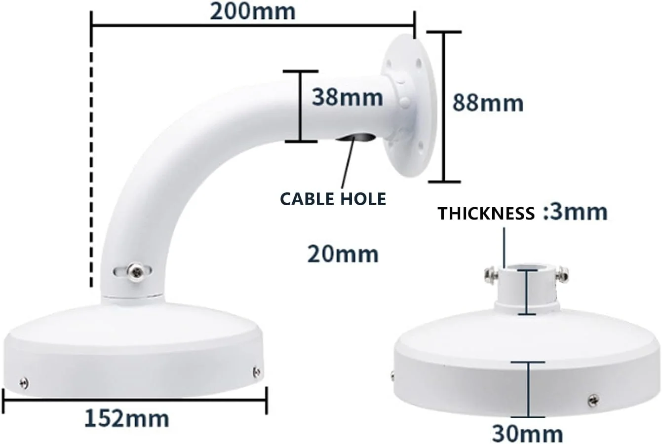 پایه دیواری WiTi برای دوربین های دام، جعبه اتصال مدیریت کابل دوربین مداربسته IP، پایه دکل جهانی، سیستم های نظارت امنیتی پایه دیواری WiTi برای دوربین های دام، جعبه اتصال مدیریت کابل دوربین مداربسته IP، پایه دکل جهانی، سیستم های نظارت امنیتی