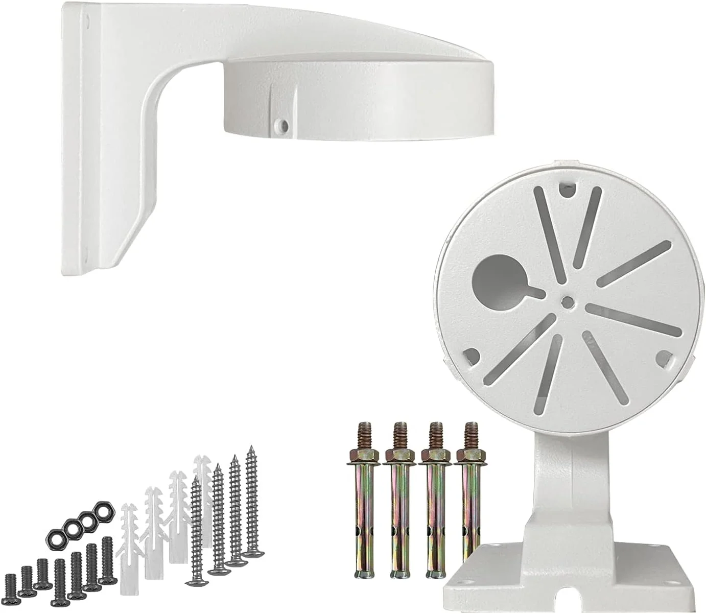 پایه دیواری 4.7 اینچی WiTi برای دوربین امنیتی دام، جعبه اتصال پایه عمیق، محفظه نصب مدیریت کابل، نگهدارنده دوربین های مداربسته IP، پوشش پودری فلزی جامد