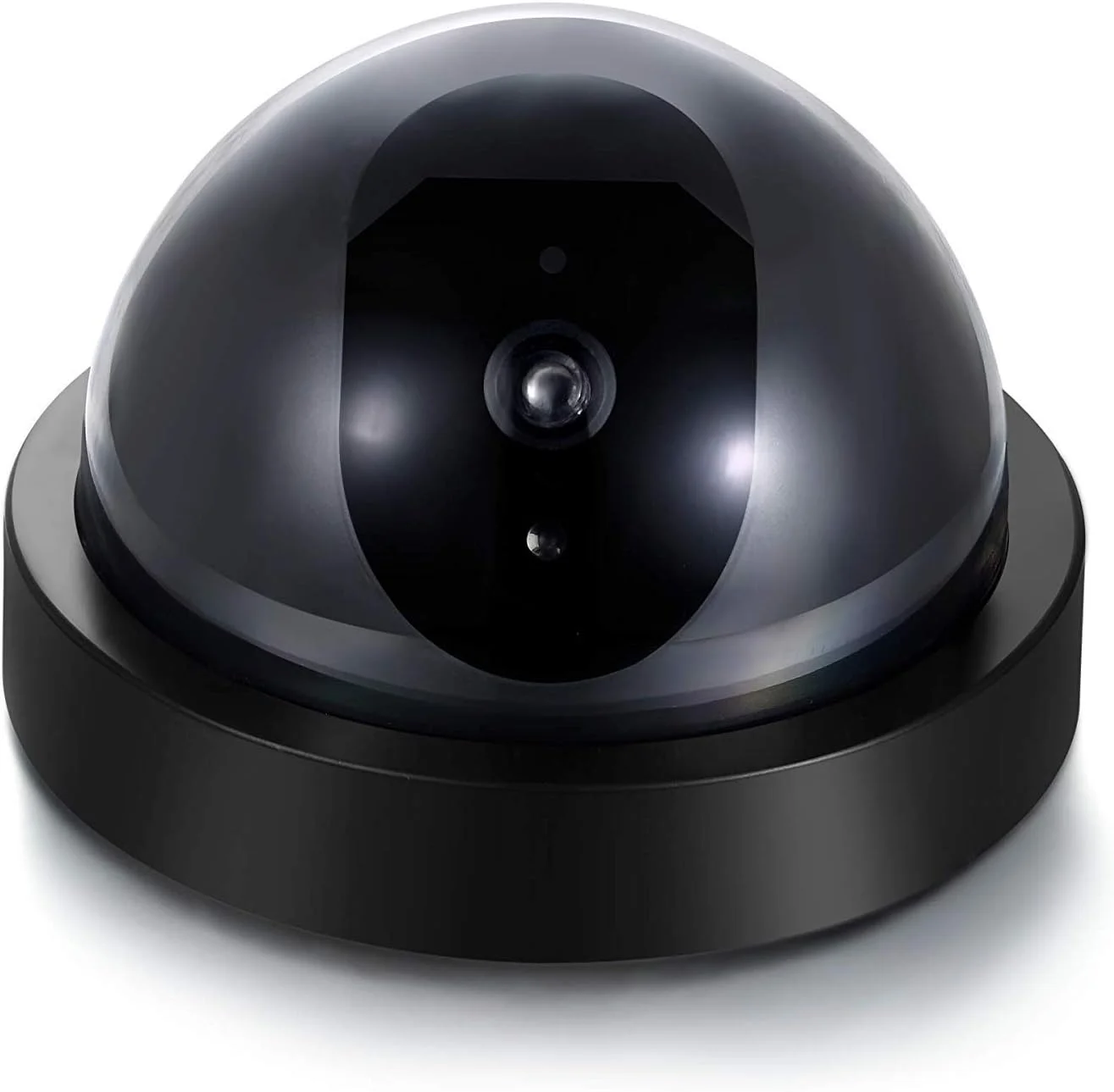 دوربین مداربسته تقلبی گنبدی شکل برای امنیت خانه با چراغ چشمک زن