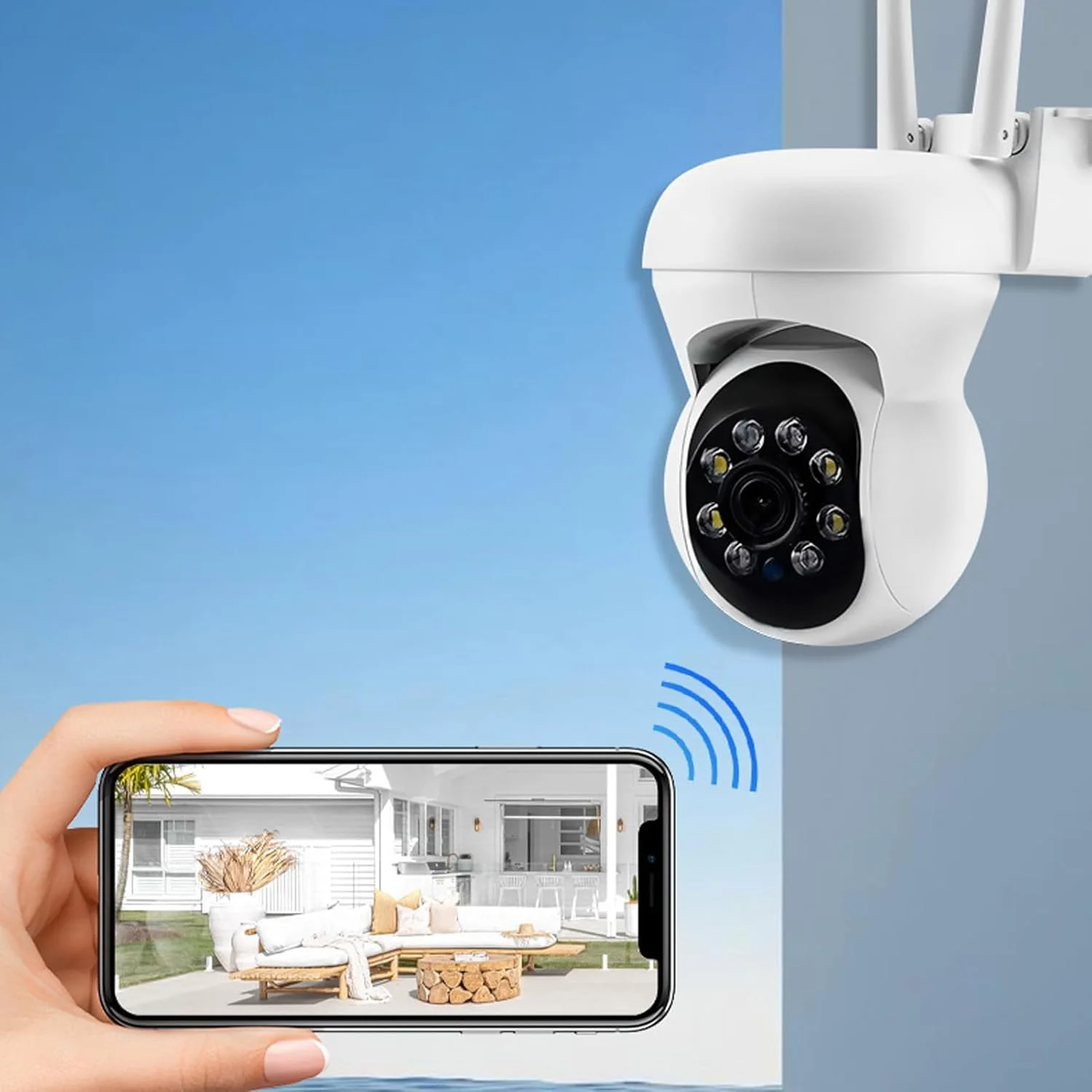 دوربین امنیتی سیمی 1080P برای فضای باز XUMIUZIY، دوربین نظارتی PTZ 360 درجه برای امنیت خانه، تشخیص حرکت، دید در شب، کنترل برنامه، دسترسی از راه دور بی سیم، ذخیره سازی ابری دوربین امنیتی سیمی 1080P برای فضای باز XUMIUZIY، دوربین نظارتی PTZ 360 درجه برای امنیت خانه، تشخیص حرکت، دید در شب، کنترل برنامه، دسترسی از راه دور بی سیم، ذخیره سازی ابری