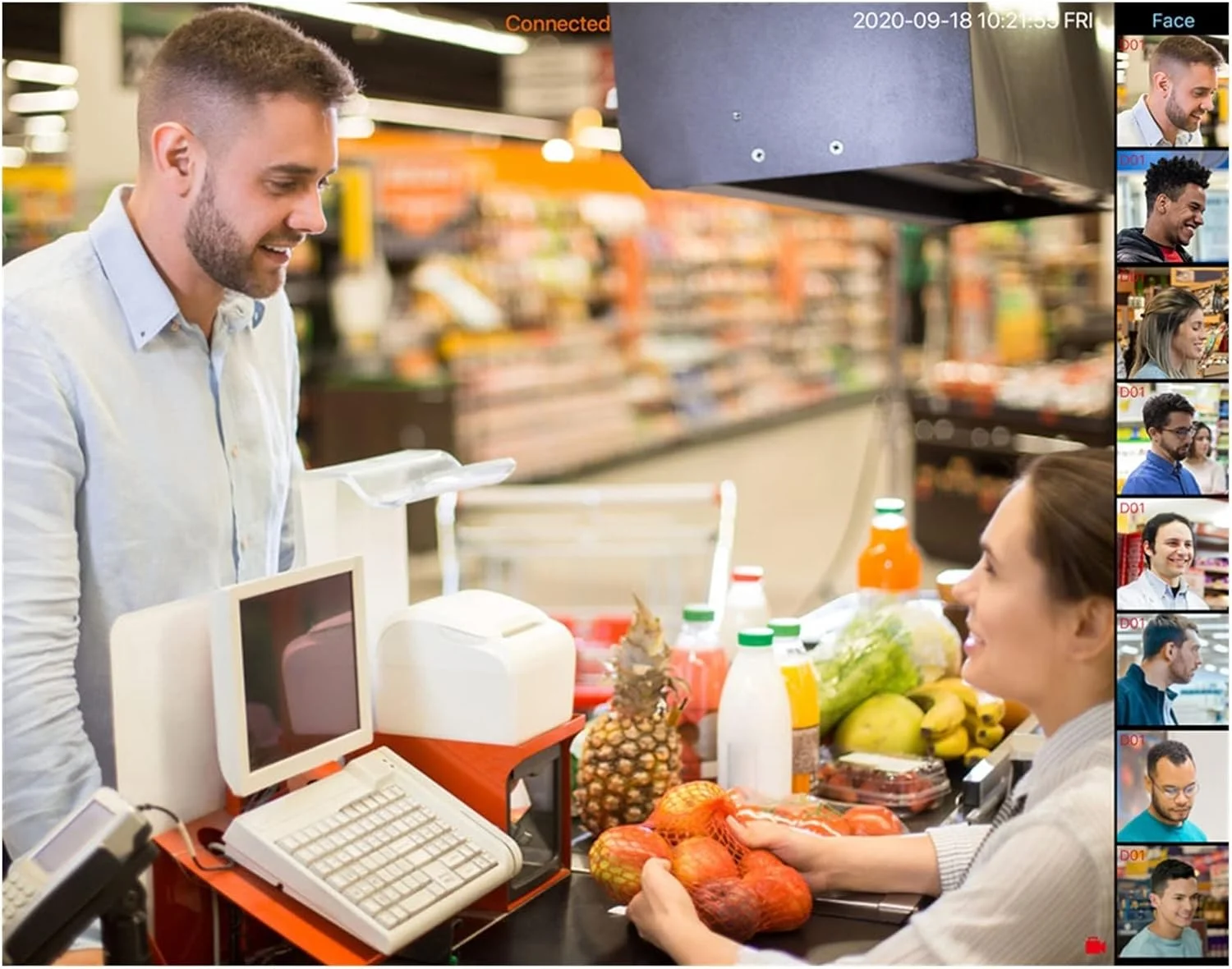 دوربین های مداربسته امنیتی ZAIED سیستم امنیتی 4K 8MP تشخیص چهره POE ضبط ویدیو NVR کیت دوربین فلزی گنبدی بیرونی هوش مصنوعی CCTV خانگی (رنگ: 8 کانال Nvr 8 دوربین هوش مصنوعی، اندازه: 2T)