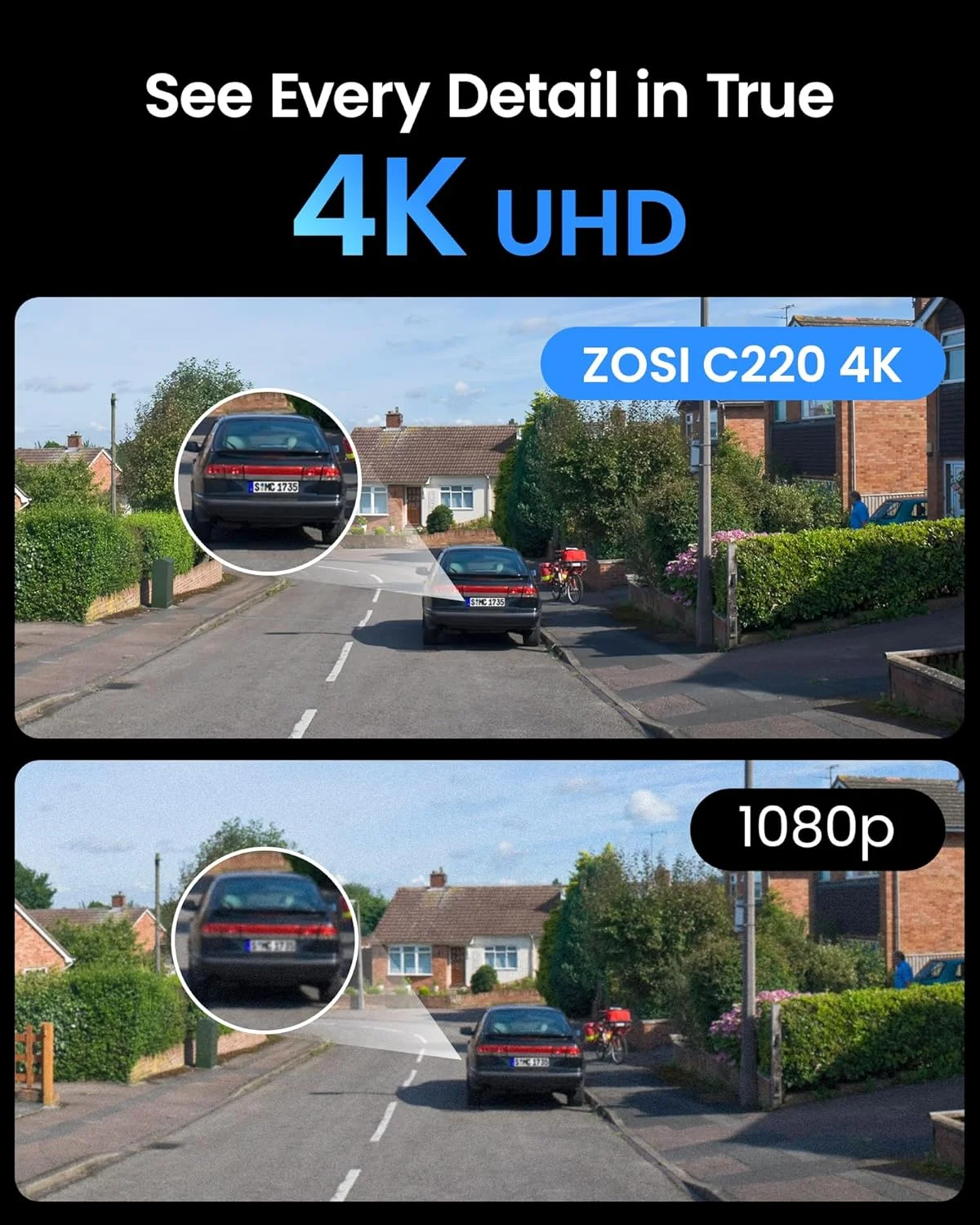 سیستم دوربین مداربسته تحت شبکه خانگی 8 کانال 8 مگاپیکسل 4K مدل ZOSI C220، شامل 4 عدد دوربین دام 8 مگاپیکسل سیستم دوربین مداربسته تحت شبکه خانگی 8 کانال 8 مگاپیکسل 4K مدل ZOSI C220، شامل 4 عدد دوربین دام 8 مگاپیکسل